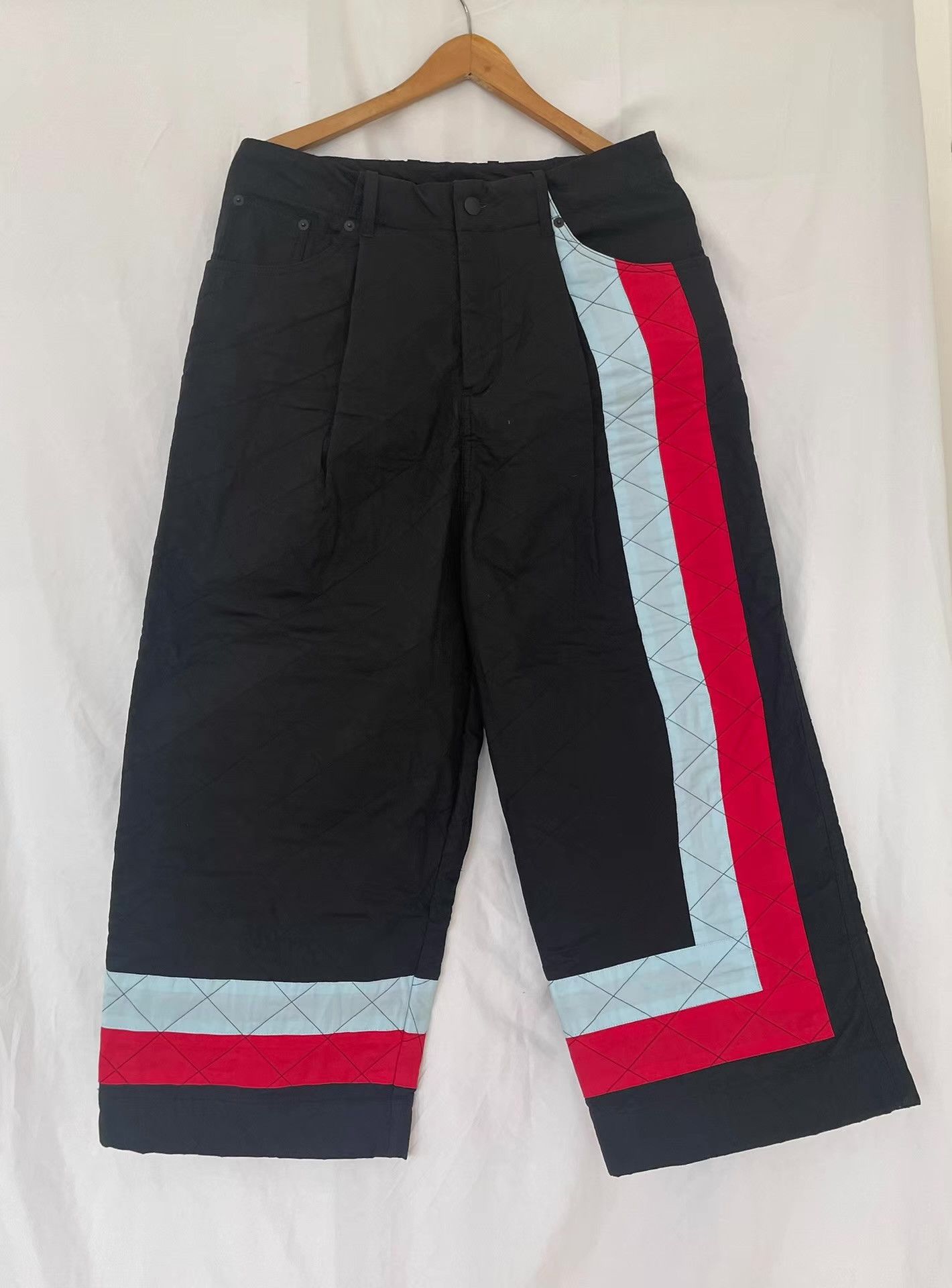 Craig Green Craig Green SS17 Quilted Padded Wide-Leg Pants Ｑ21 Size US 32 / EU 48 - 2 Thumbnail
