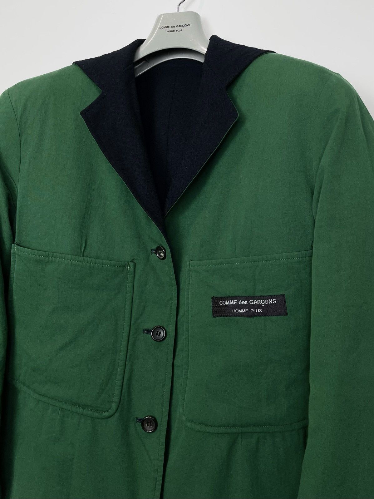 Comme des Garcons Homme Plus AW1987 Comme des Garcons Homme Plus Reversible Hooded Jacket Size US S / EU 44-46 / 1 - 8 Thumbnail