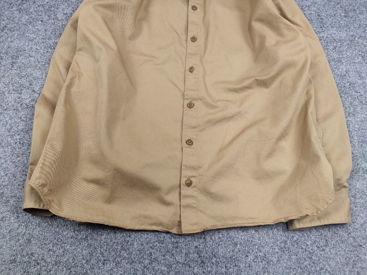 Folk Folk Design Camden Town Beige Logo Casual Button Down Shirt Size US L / EU 52-54 / 3 - 8 Thumbnail