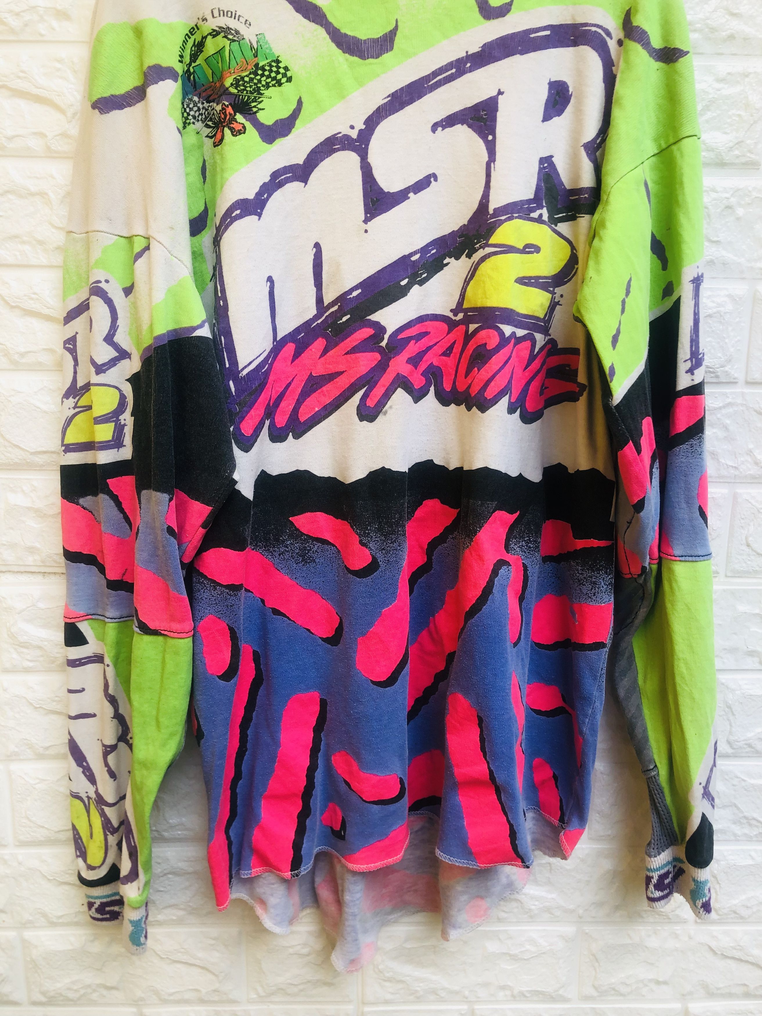 Japanese Brand × Vintage Vintage MSR Racing Motorsport Designer Fashion Style Size US L / EU 52-54 / 3 - 4 Thumbnail