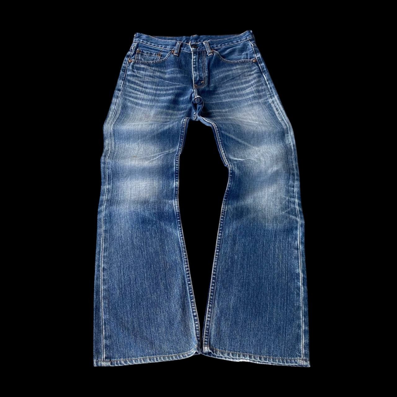 Levi's FLARED 00's VINTAGE LEVIS 517 HONEYCOMB CLAWMARK Y2K DENIM Size US 29 - 3 Thumbnail