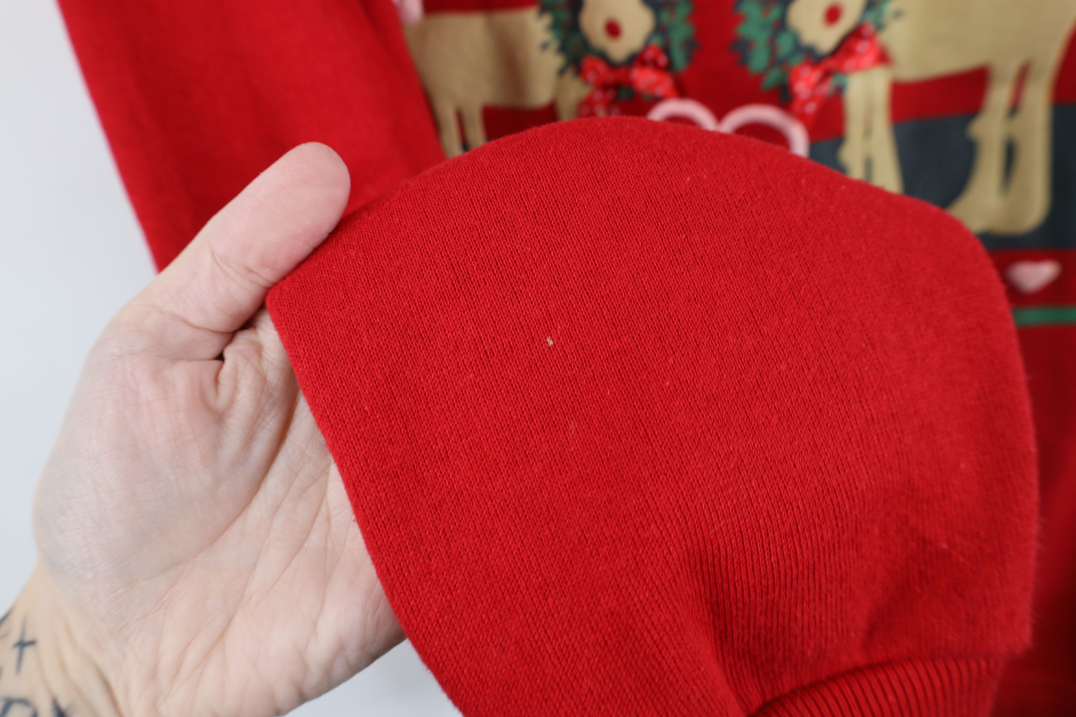 Vintage Vintage 80s Streetwear Christmas Reindeer Sweatshirt Size XL / US 12-14 / IT 48-50 - 6 Thumbnail