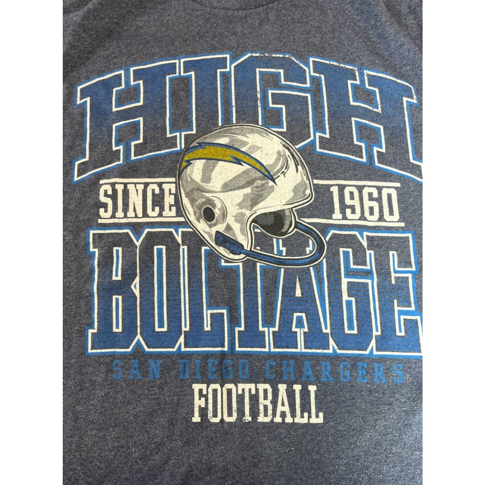 Vintage Team Apparel Shirt Mens Medium Blue NFL San Diego Chargers High Voltage Size US M / EU 48-50 / 2 - 3 Thumbnail
