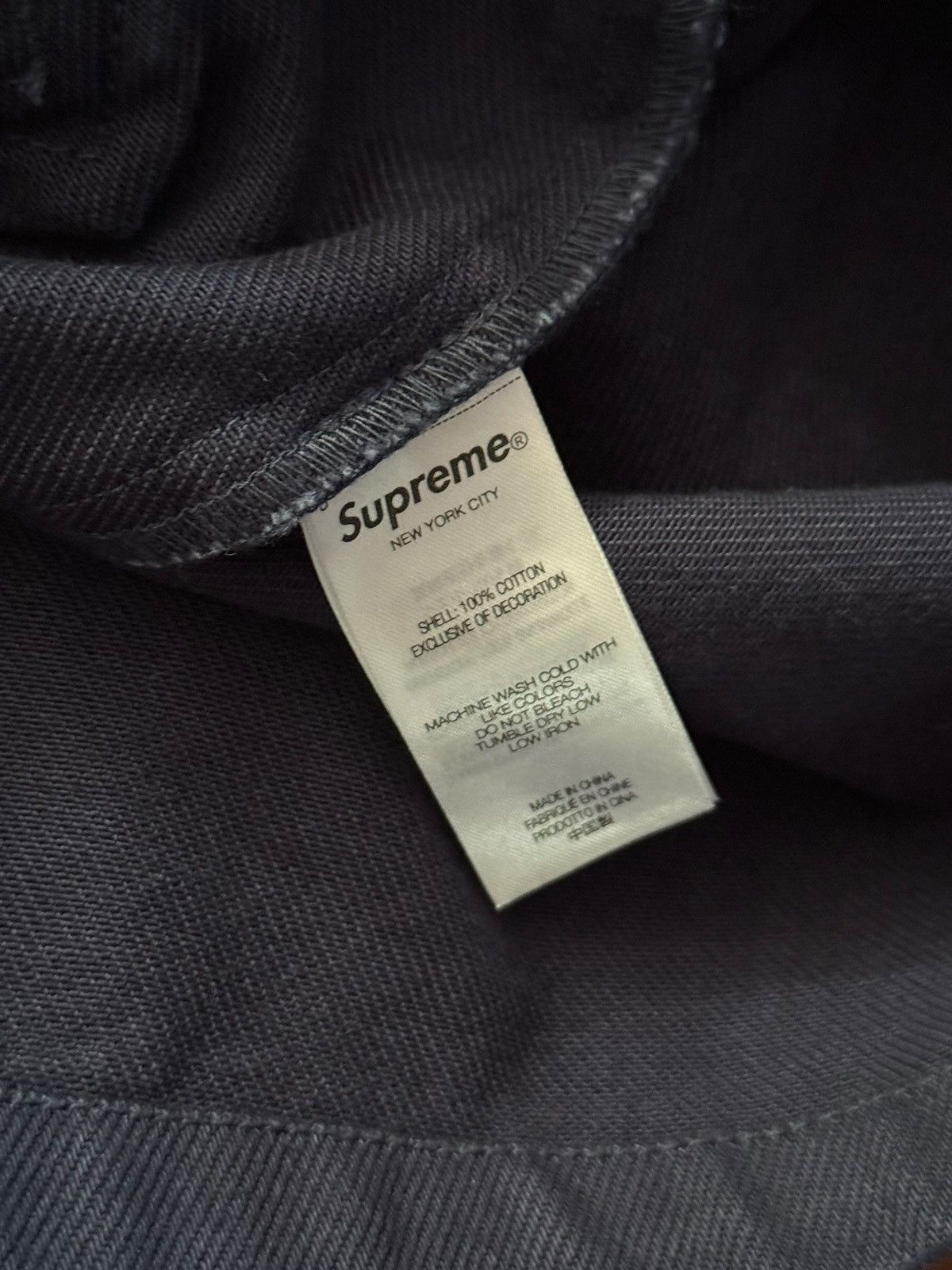 Supreme Supreme Navy/Red Arc Logo Denim Coach Jacket Size US M / EU 48-50 / 2 - 6 Thumbnail