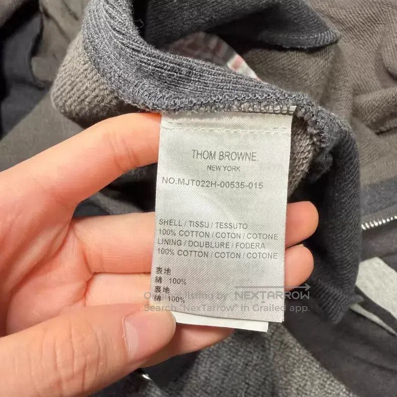 Thom Browne Thom Browne Dark Gray Sweatshirt Size US XXL / EU 58 / 5 - 4 Thumbnail