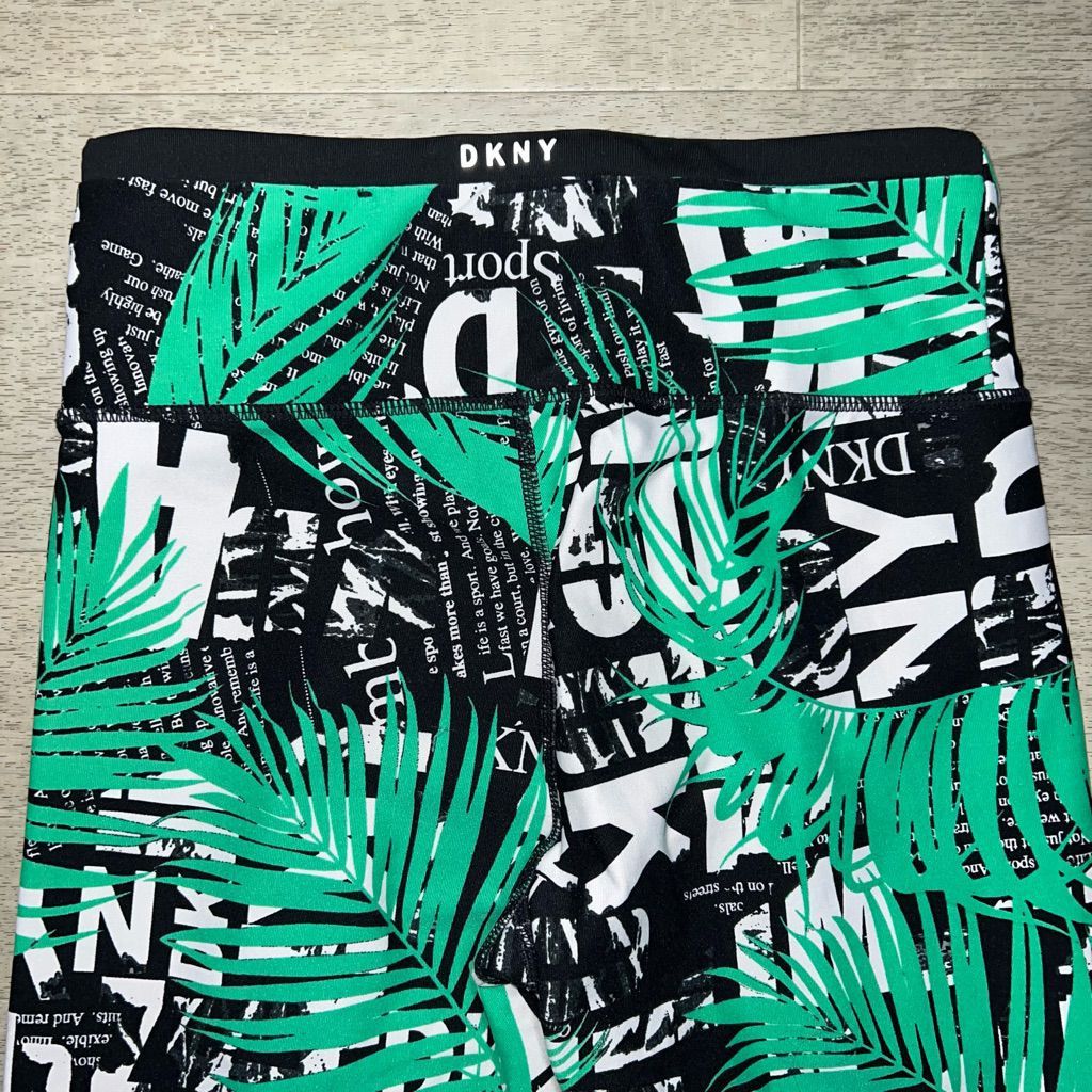 DKNY DKNY Sport, Evy Leggings Troptext Printed High-Waist 7/8 Leggings, Women’s XS Size 25" / US 0 / IT 36 - 8 Thumbnail