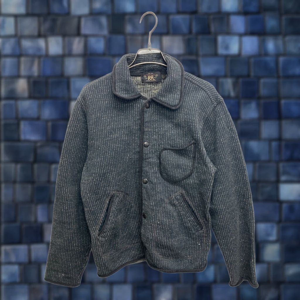 Ralph Lauren RRL Ralph Lauren Brown Beach Knit Jacket Gray Pockets Size S Men’s Knit Jacket Size US S / EU 44-46 / 1 - 1 Thumbnail