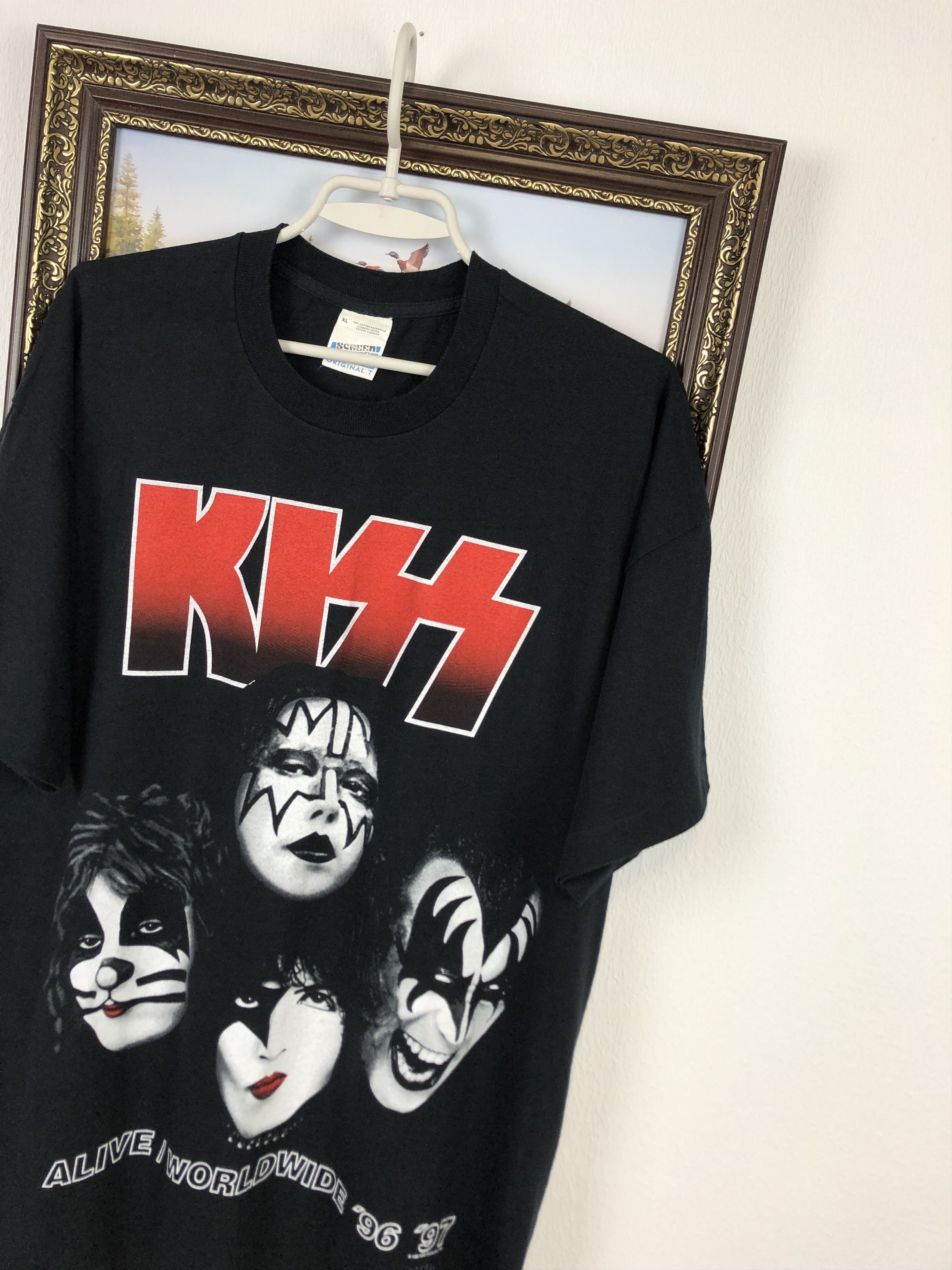 Band Tees Vintage Kiss Worldwide 1996 Tour I Got The Best Shirt Tee Size US XL / EU 56 / 4 - 4 Thumbnail