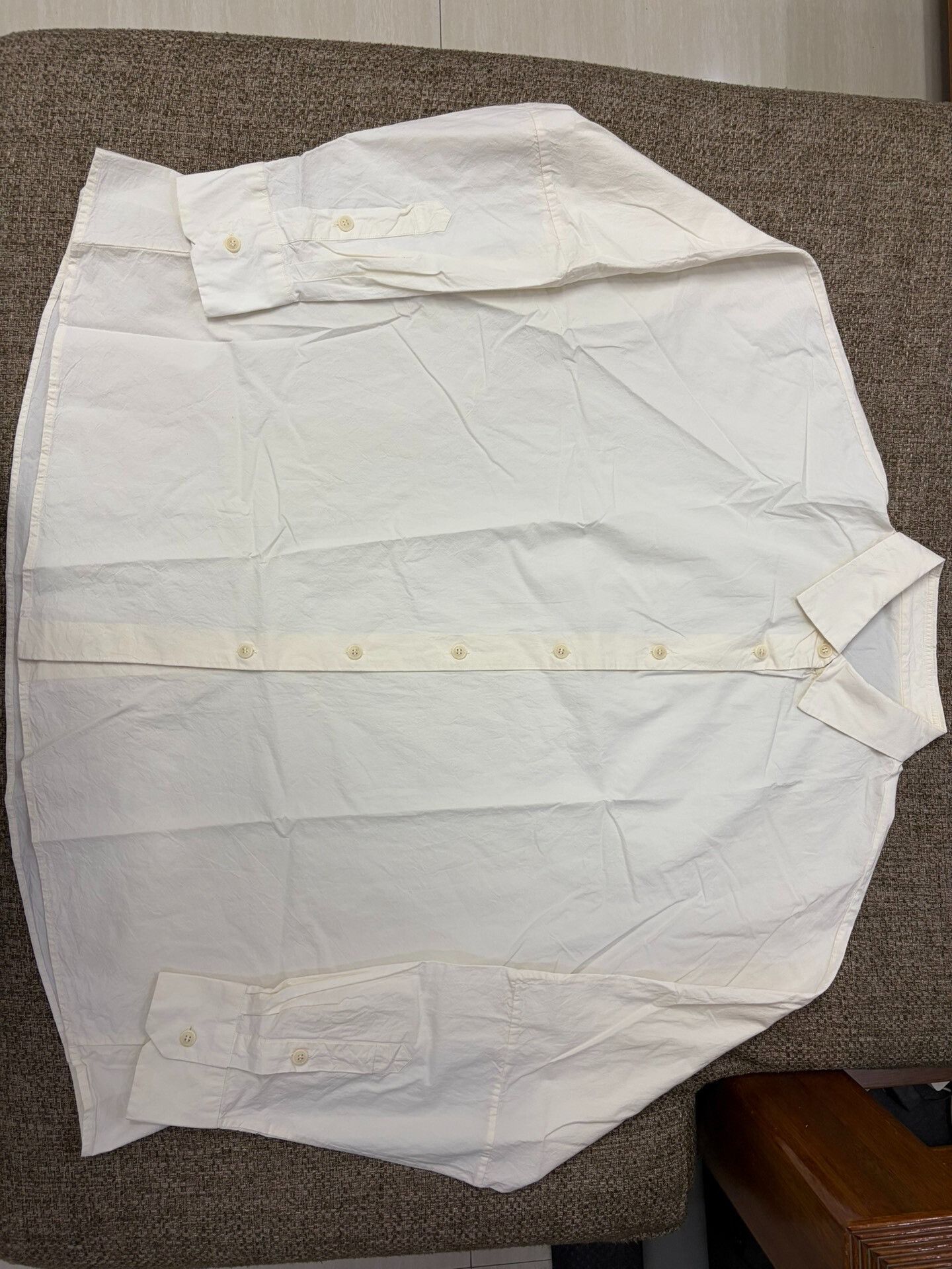 Casey Casey Casey Casey Waga Wrinkled Cotton Shirt Size US S / EU 44-46 / 1 - 1 Thumbnail