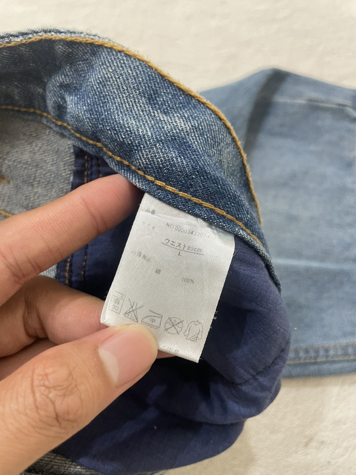 Japanese Brand 2000s Japanese Jorts Studed Denim Embroidered Y2K If6was9 Size US 34 / EU 50 - 6 Thumbnail