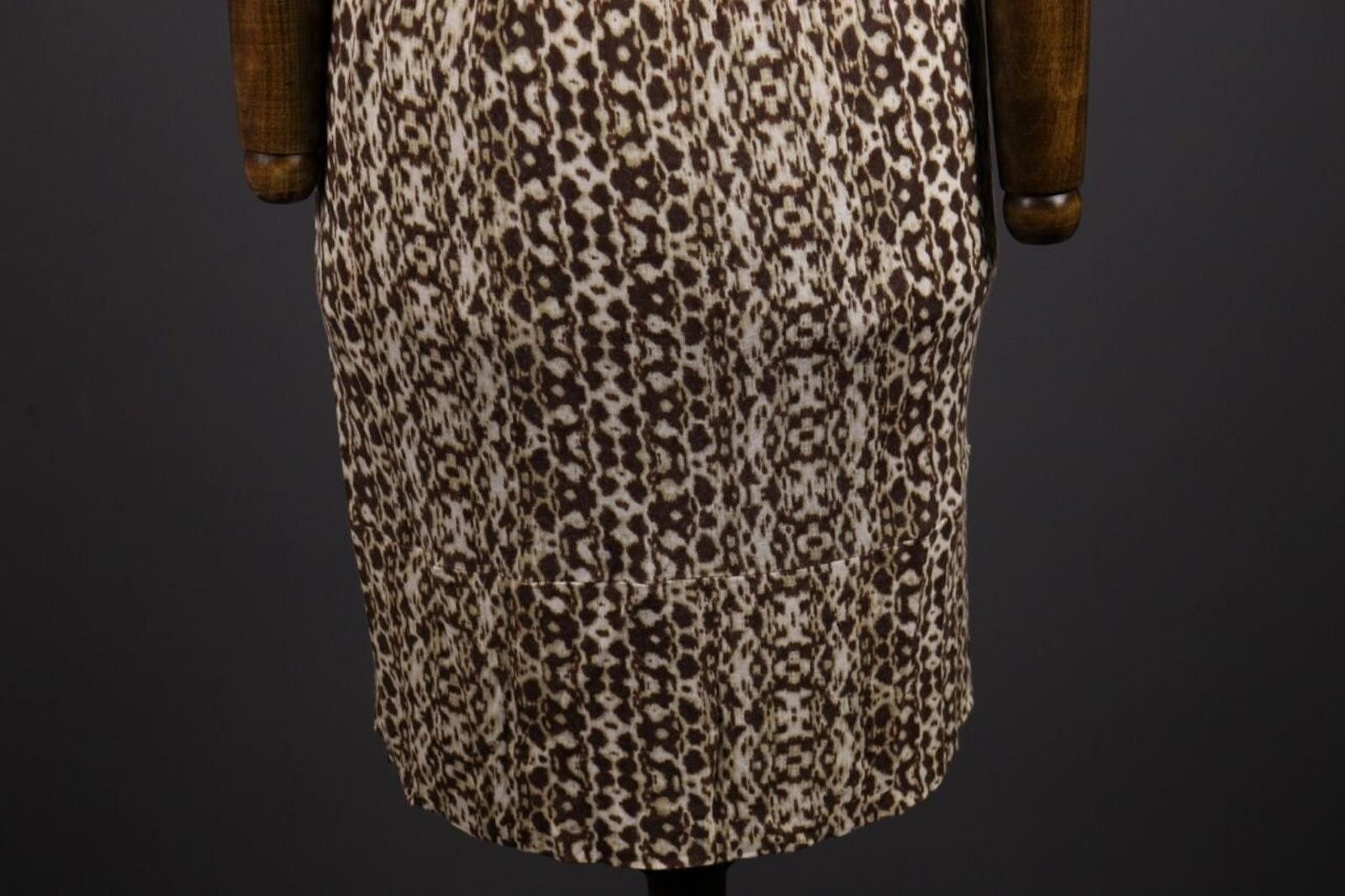 Designer Weekend Max Mara Multicolor A-Line Sheath Midi Dress Size L Size L / US 10 / IT 46 - 8 Thumbnail