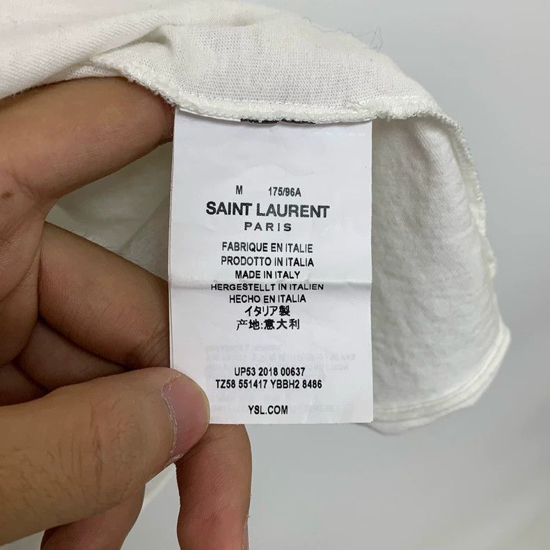 Saint Laurent Paris saint Laurent parisPrinted short-sleeved T-shirt 2503-Next Size US M / EU 48-50 / 2 - 7 Thumbnail