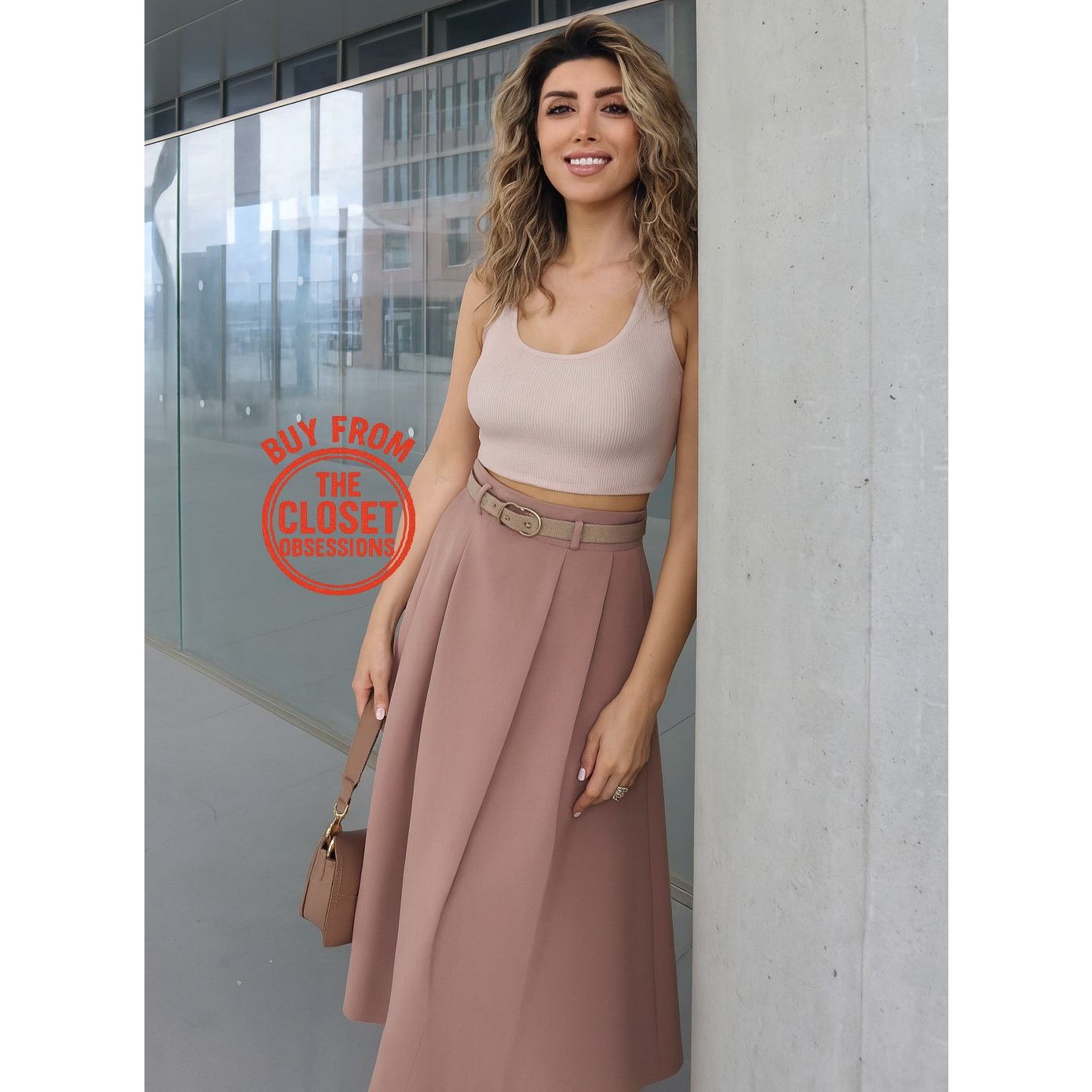 Zara ZARA Wool Blend Midi Skirt NWT Quiet Luxury High Waist Size 32" / US 10 / IT 46 - 9 Thumbnail