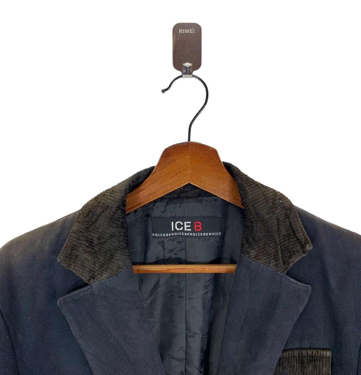 Iceberg VINTAGE ICEBERG HISTORY DENIM PUNK GOTHIC FADED JACKET Size US M / EU 48-50 / 2 - 5 Thumbnail