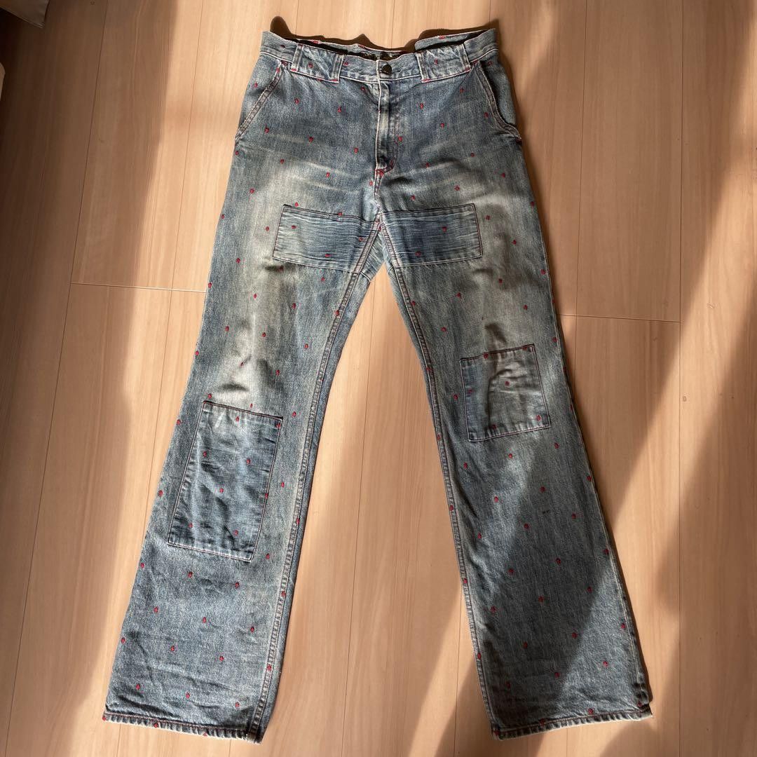 Undercoverism HAZE Red Dot Straight Denim Pants