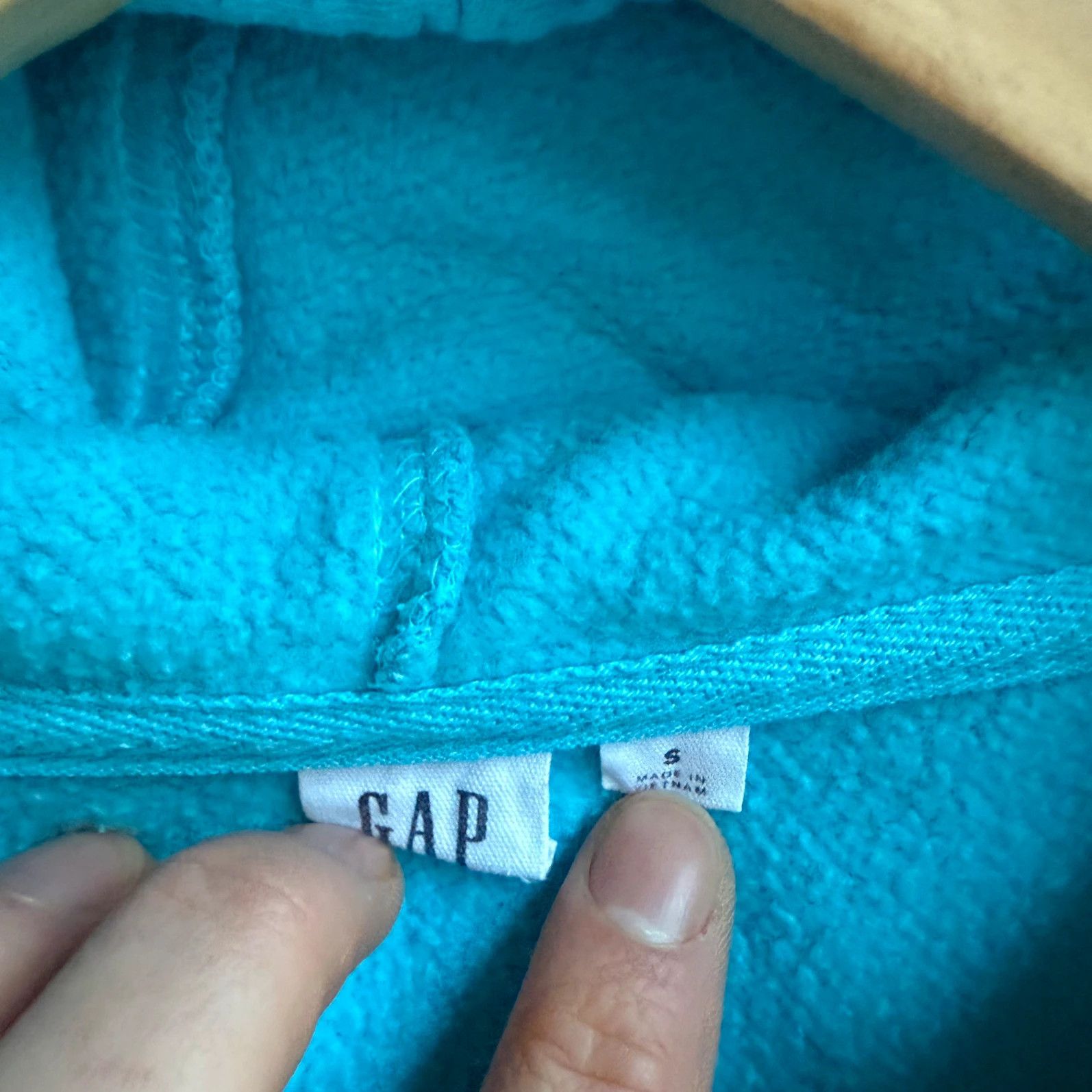 Gap GAP Zip Up Hoodie y2k Womans Sweatshirt Turquise Size M / US 6-8 / IT 42-44 - 5 Thumbnail