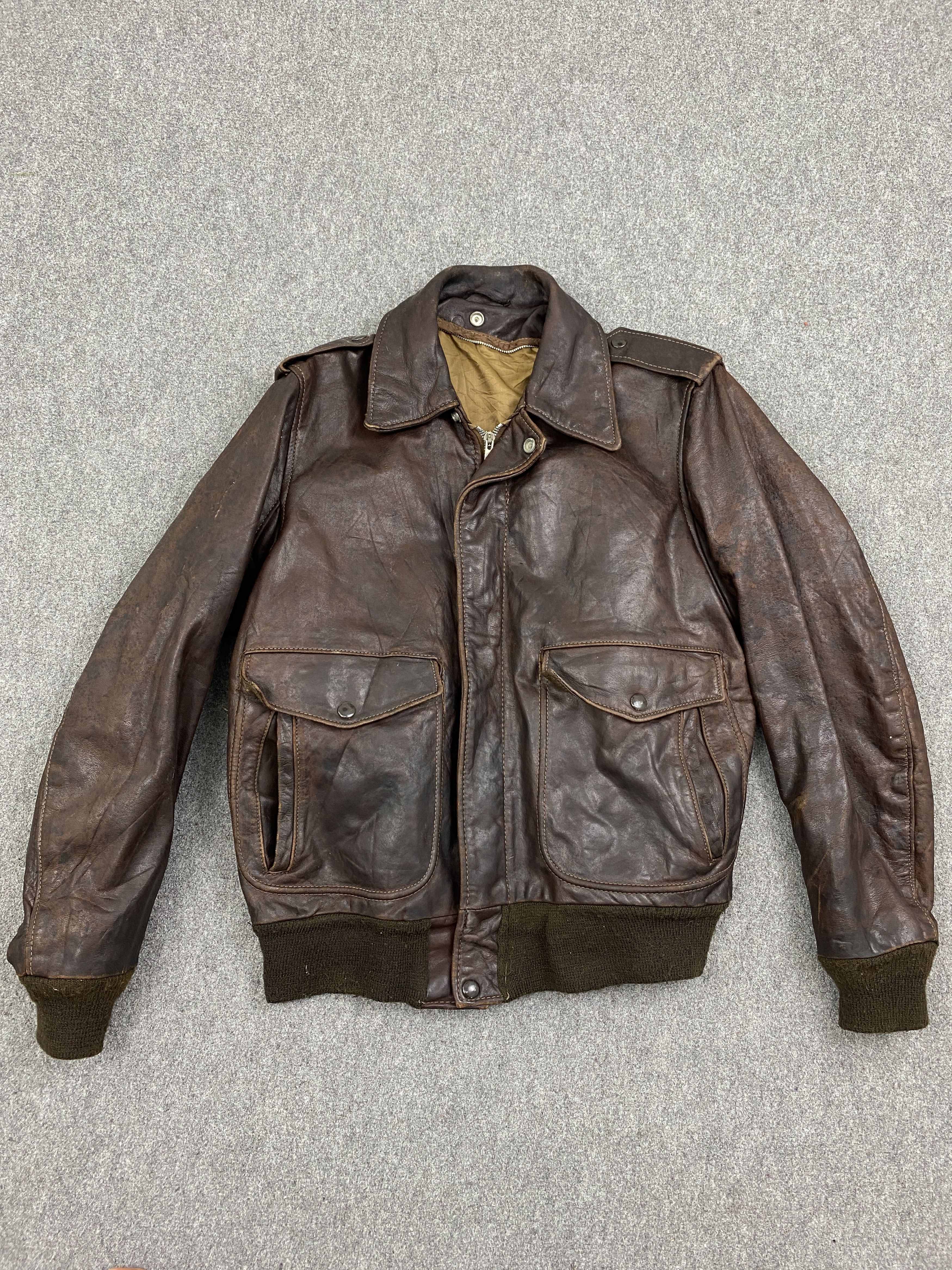 Vintage Vintage Japanese Brand Leather Zipper Jacket J1989 Size US L / EU 52-54 / 3 - 2 Thumbnail