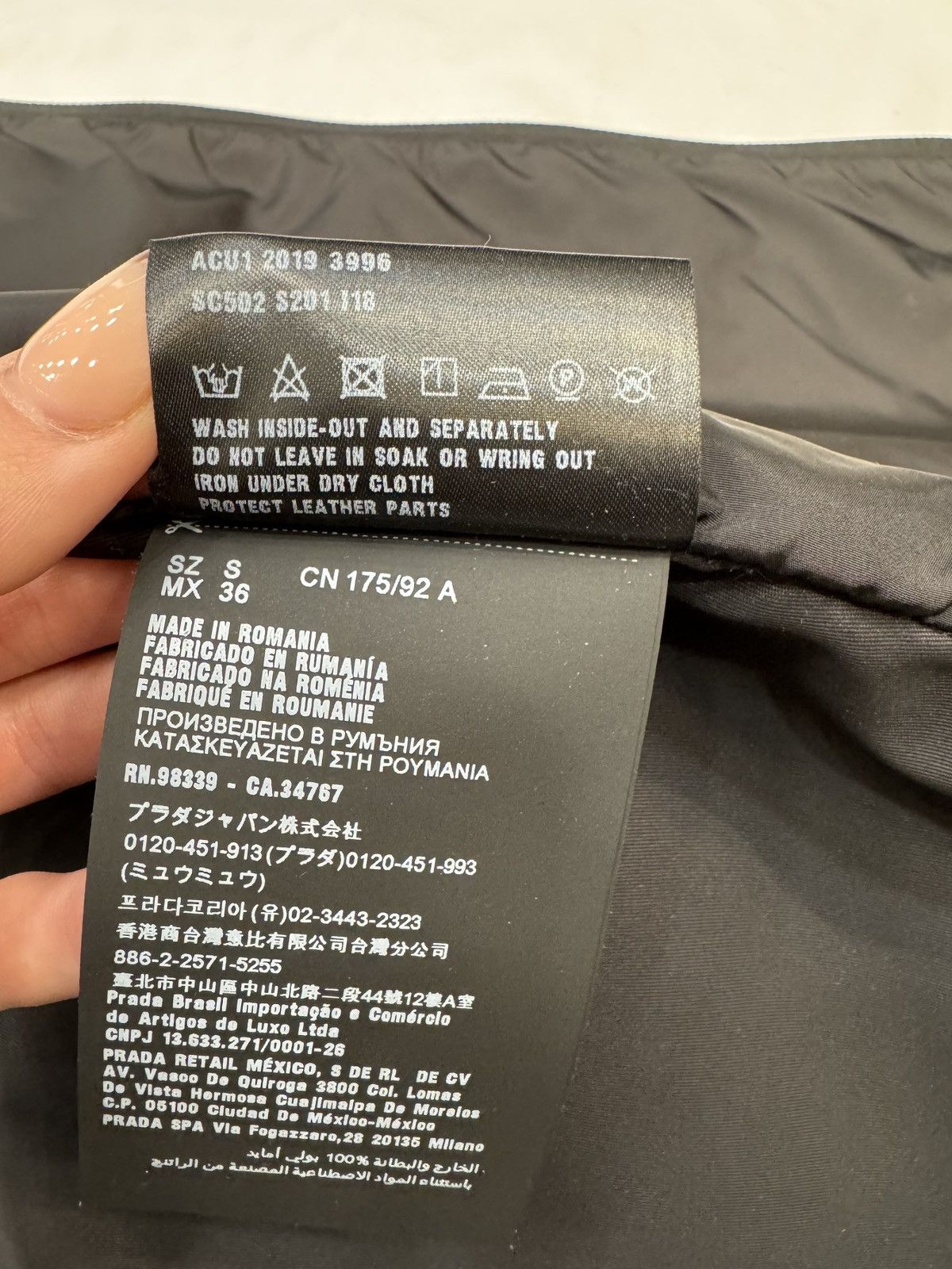 Prada Prada Black Re-nylon Blouson Jacket Size US S / EU 44-46 / 1 - 4 Thumbnail