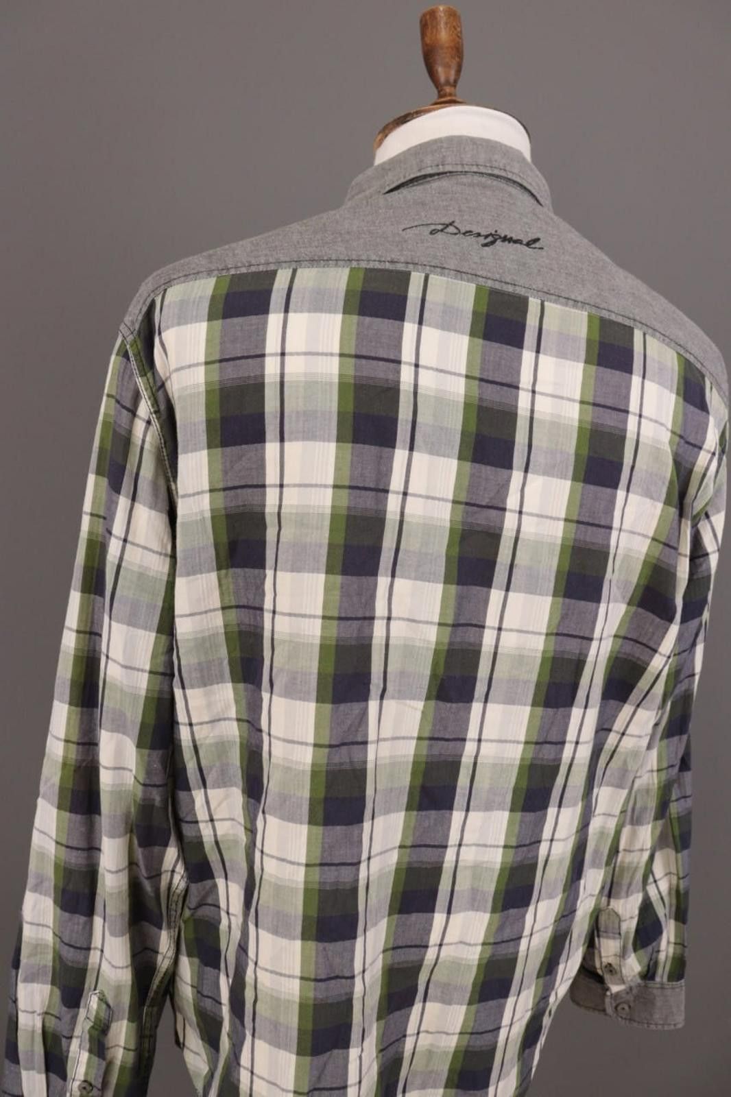 Desigual Desigual Multicolor Check Button Down Shirt Size 2XL Size US XXL / EU 58 / 5 - 11 Thumbnail