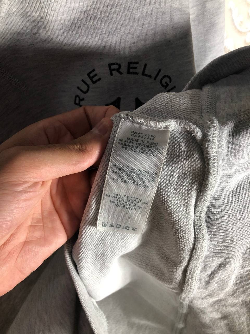 True Religion × Vintage VERY RARE TRUE RELIGION SWEATSHIRT JAPAN STYLE DESIGNER Y2K Size US L / EU 52-54 / 3 - 5 Thumbnail