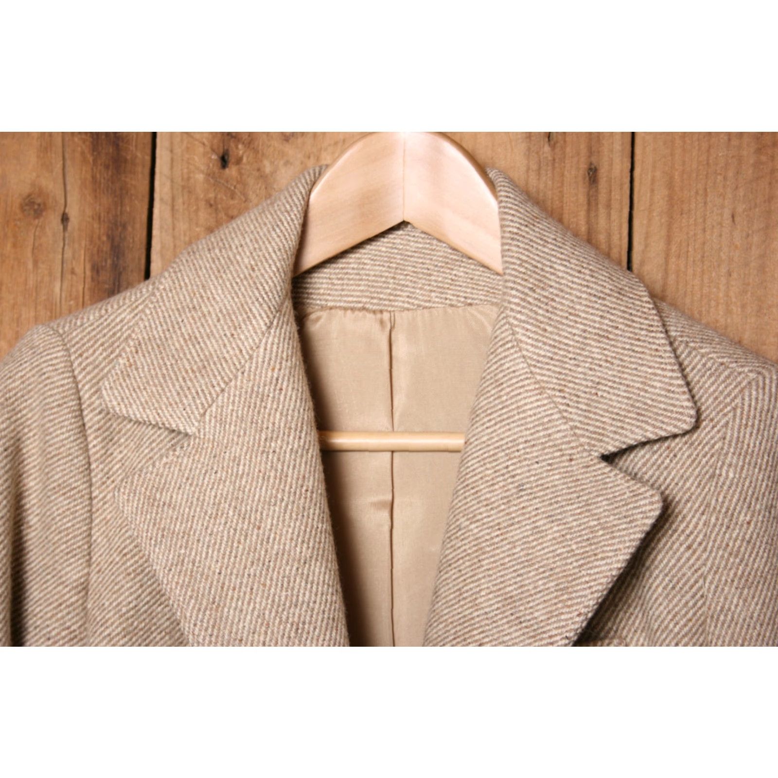Vintage VINTAGE Light Brown Wool Equestrian Riding Jacket Blazer XS Women Button Closure Credit: Unbranded Size XS / US 0-2 / IT 36-38 - 2 Thumbnail