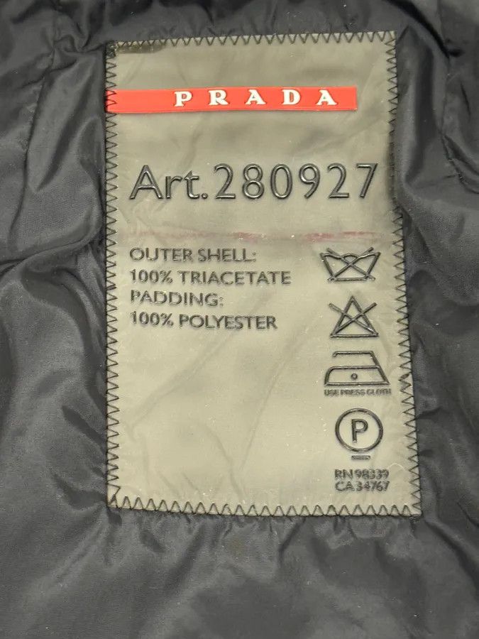 Prada AW2007 Prada Black Shiny Hooded Puffer Jacket Size S / US 4 / IT 40 - 11 Thumbnail
