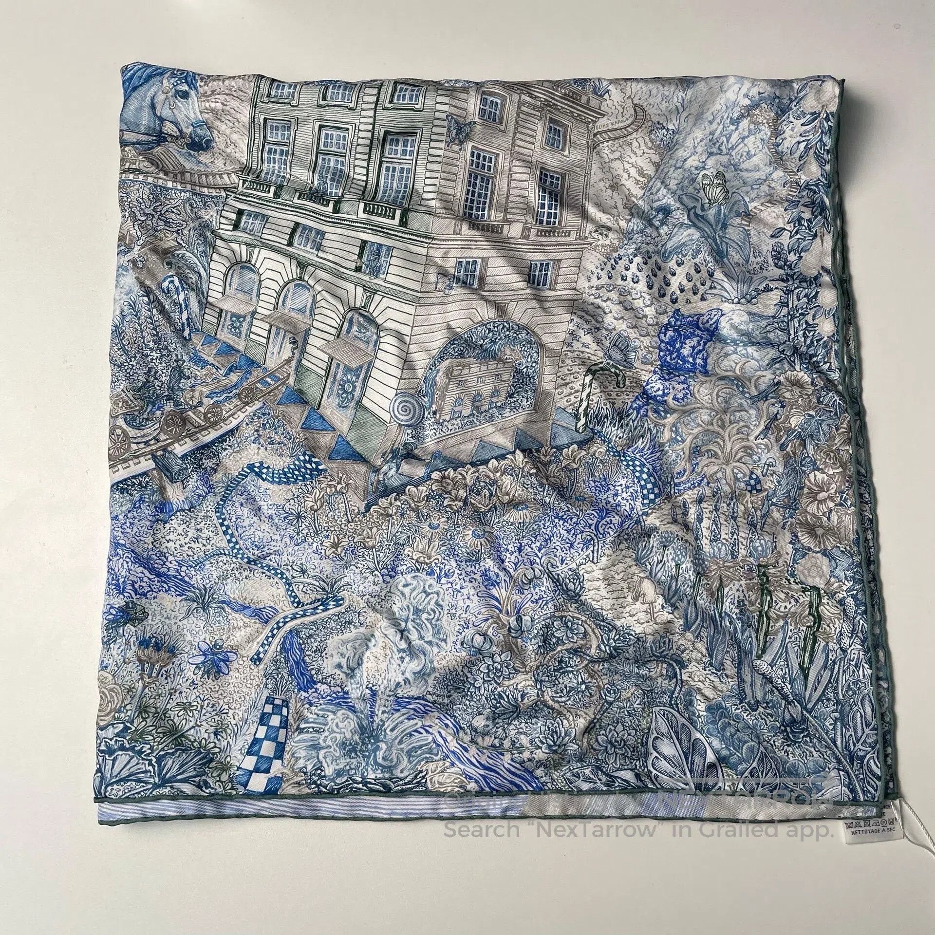 Hermes Hermes Silk Scarf 'Dreaming of Fortune' 100% Mulberry Silk Size ONE SIZE - 1 Thumbnail