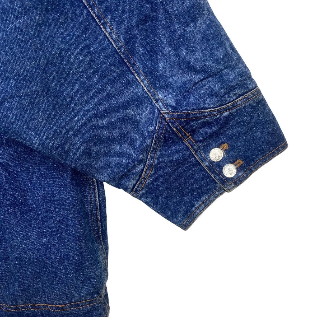 Kenzo Vintage Kenzo Sherpa Workwear Chore Heavy Denim Jacket Size US M / EU 48-50 / 2 - 14 Thumbnail