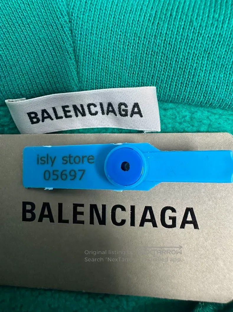 Balenciaga Balenciaga Wheat Logo Hooded Sweatshirt Size US XS / EU 42 / 0 - 4 Thumbnail