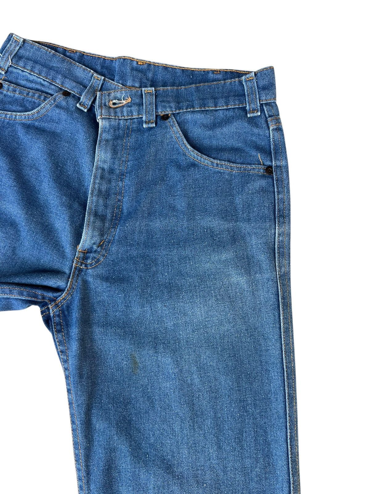 Levi's Vintage 70s Levi’s Movin On Jeans Blue Tab Flare Denim Jeans Size US 30 / EU 46 - 9 Thumbnail