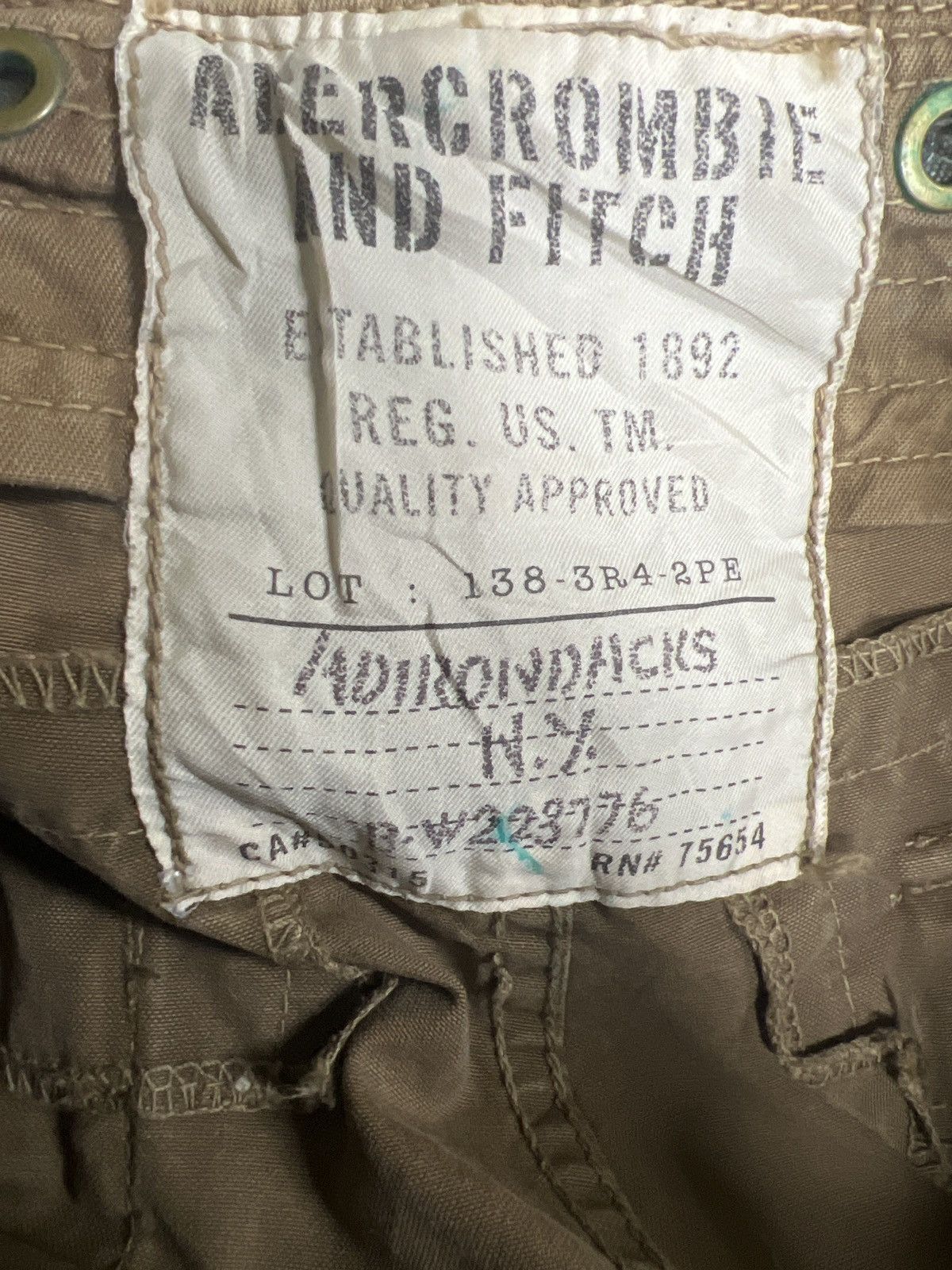 Abercrombie & Fitch × Acme Clothing PANTS CARGO ABERCROMBIE AND FITCH Size US 35 - 4 Thumbnail