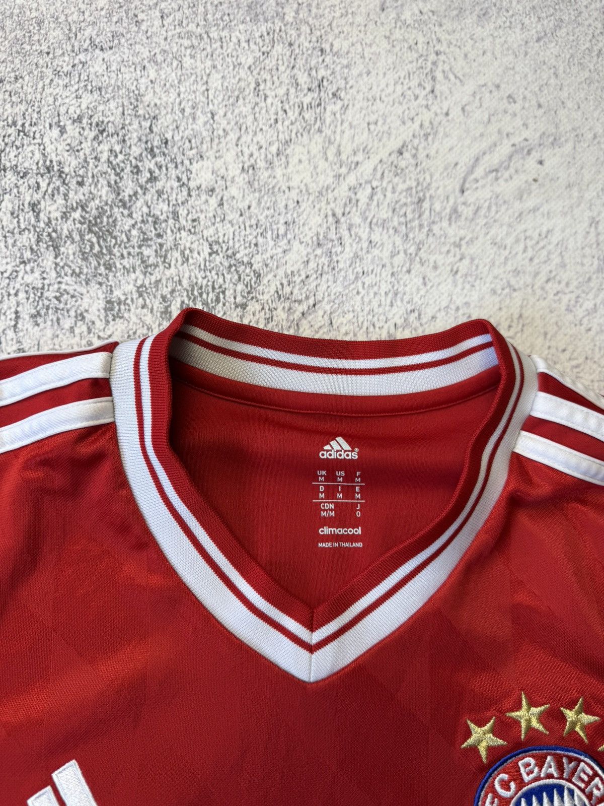 Vintage BAYERN MUNICH 2013 HOME FOOTBALL SHIRT MENS ADIDAS JERSEY Size US M / EU 48-50 / 2 - 10 Thumbnail