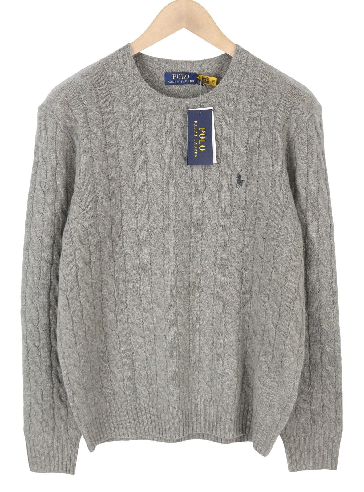 Ralph Lauren GREY M Wool Cashmere Pullover Jumper 86952 Size US M / EU 48-50 / 2 - 2 Thumbnail