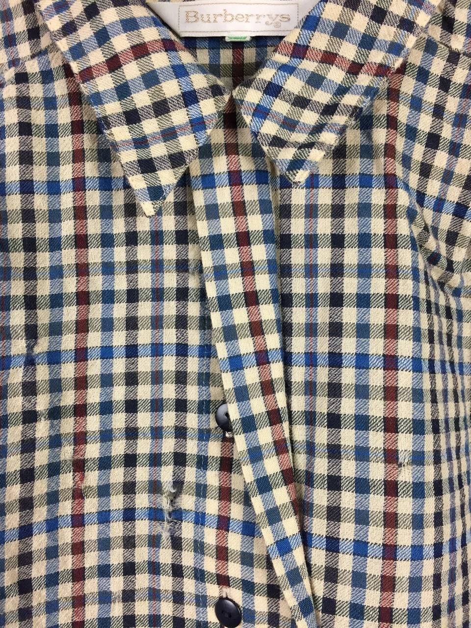 Burberry Vtg 90s Burberrys Classic Gingham Check Button Up Shirt Size US S / EU 44-46 / 1 - 4 Thumbnail