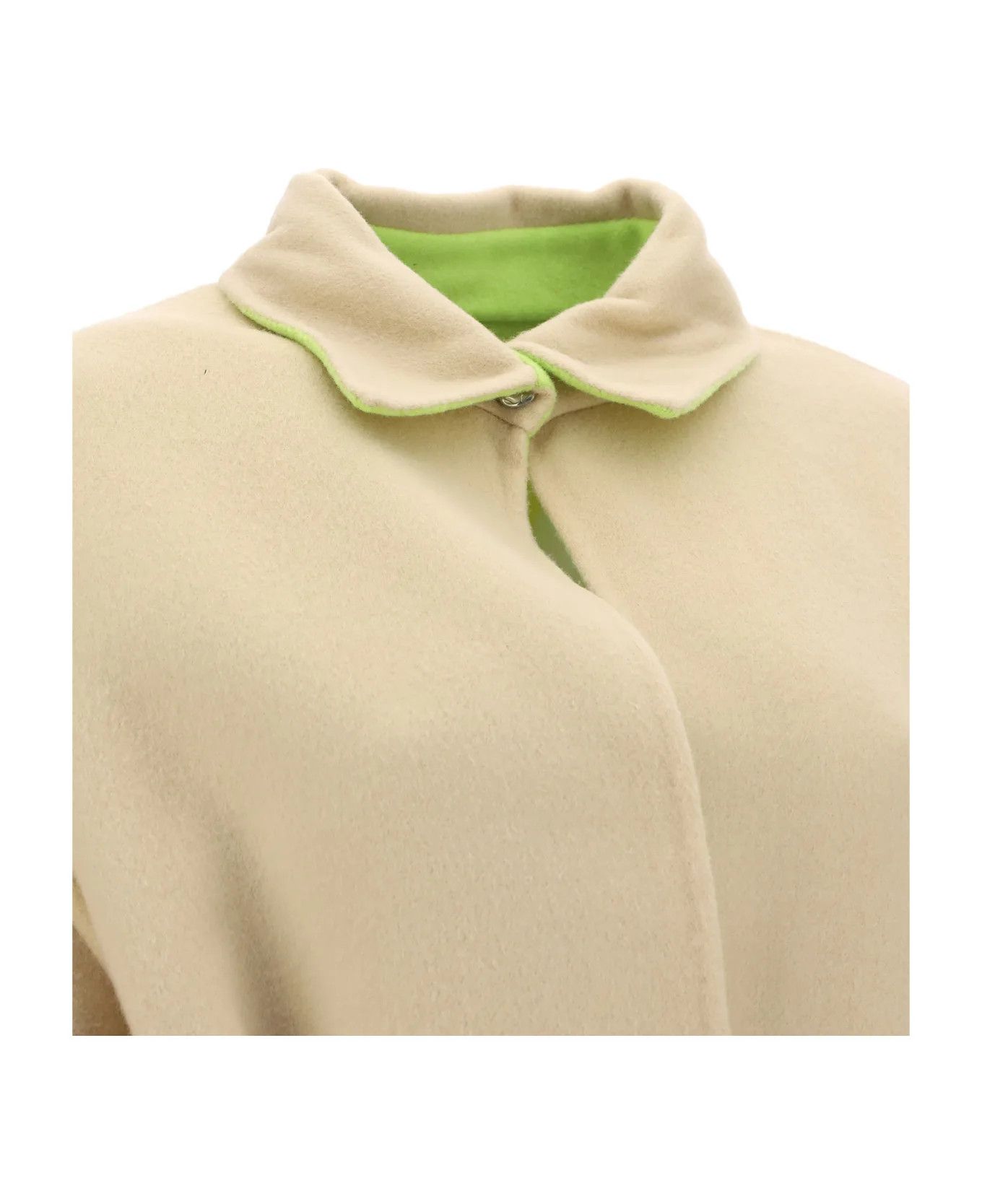 Off-White o1y1125 Belt Jacket in Beige Size XS / US 0-2 / IT 36-38 - 3 Thumbnail