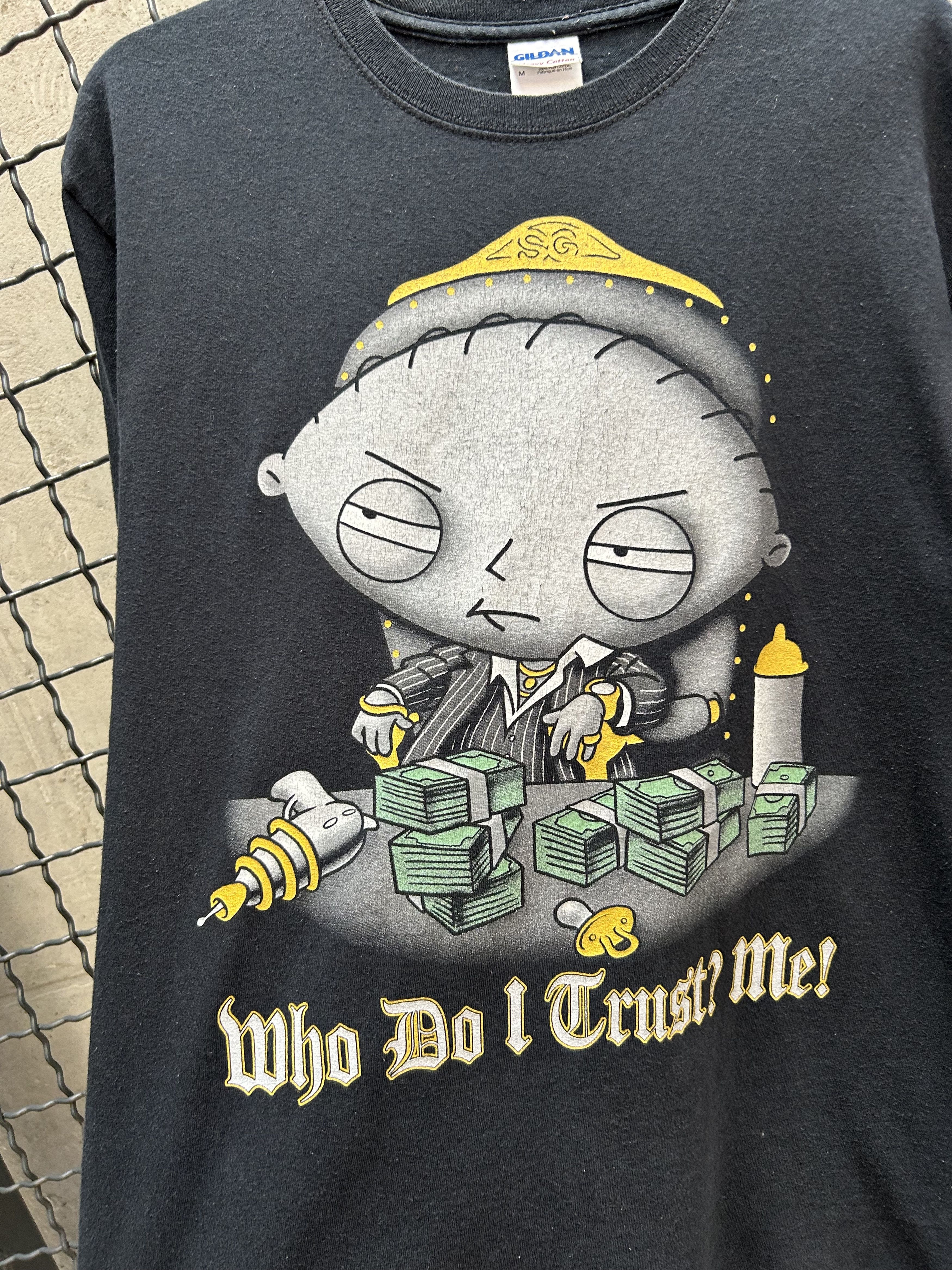 Cartoon Network Vintage 2000s Family Guy Cartoon Movie T-shirt Size US M / EU 48-50 / 2 - 3 Thumbnail