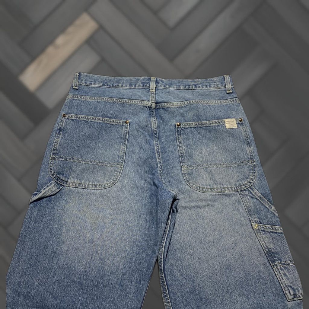 American Eagle Outfitters VINTAGE American Eagle Jeans Mens 32x32 Blue Relaxed Fit Carpenter Denim Pants Size US 32 / EU 48 - 1 Thumbnail
