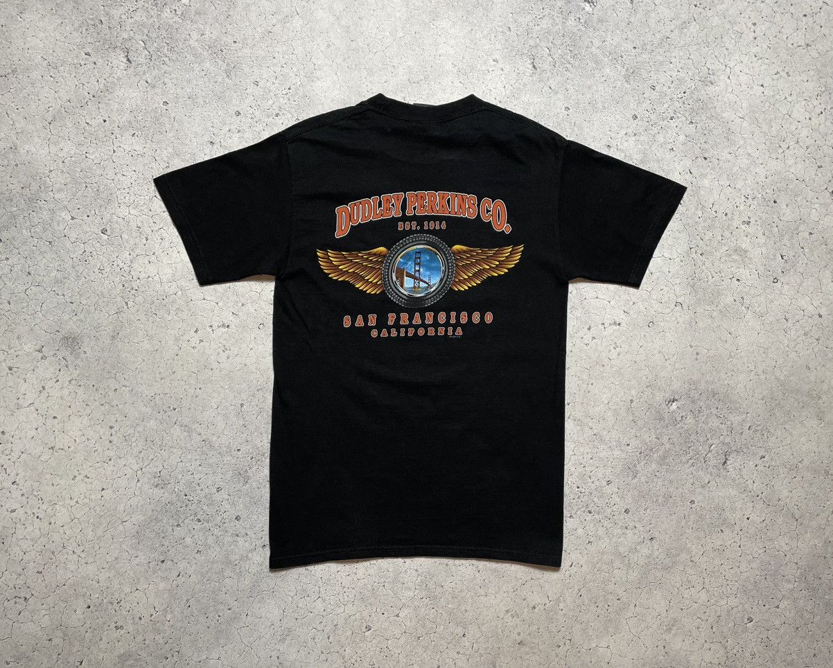 Harley Davidson × Vintage Vintage Harley Davidson Dudley Perkins CO T-Shirt 1999 Size US S / EU 44-46 / 1 - 1 Thumbnail