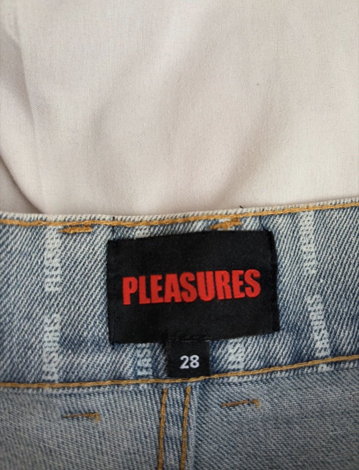 Pleasures Pleasures Impact Pinstripe Men's Denim Pants Size US 28 / EU 44 - 5 Thumbnail