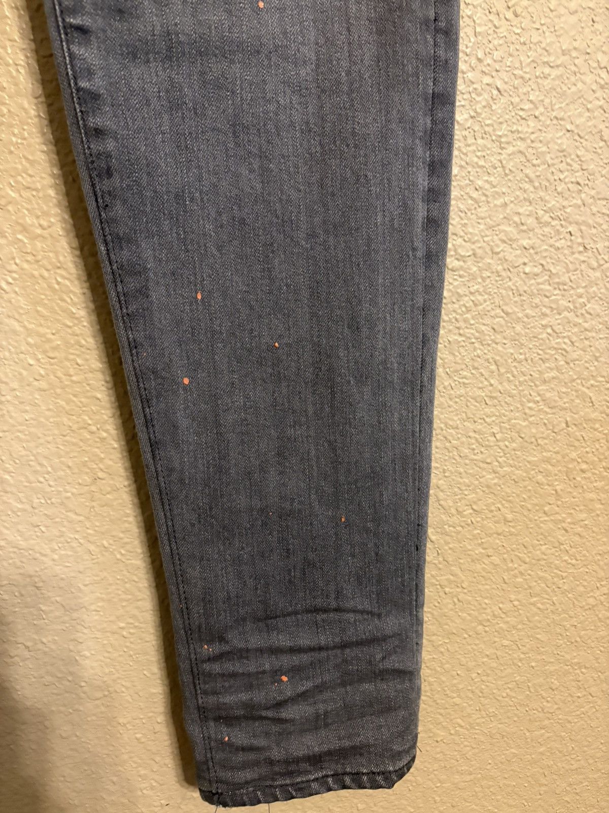 John Elliott John Elliott The Cast 2 Slim Graphite Repaired Jeans Size US 34 / EU 50 - 14 Thumbnail