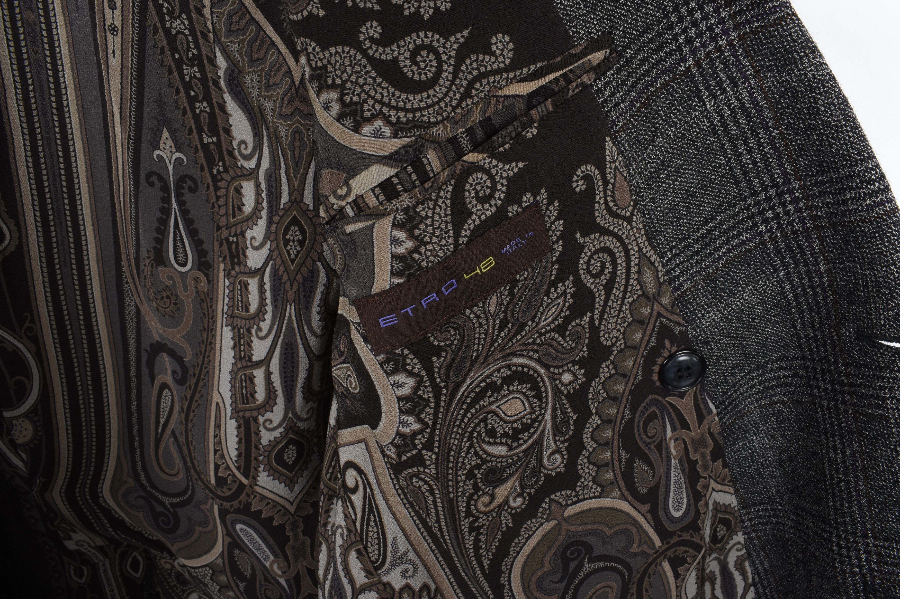Etro Etro Men Jacket blazer check double breasted Size M, S2067 Size US M / EU 48-50 / 2 - 9 Thumbnail