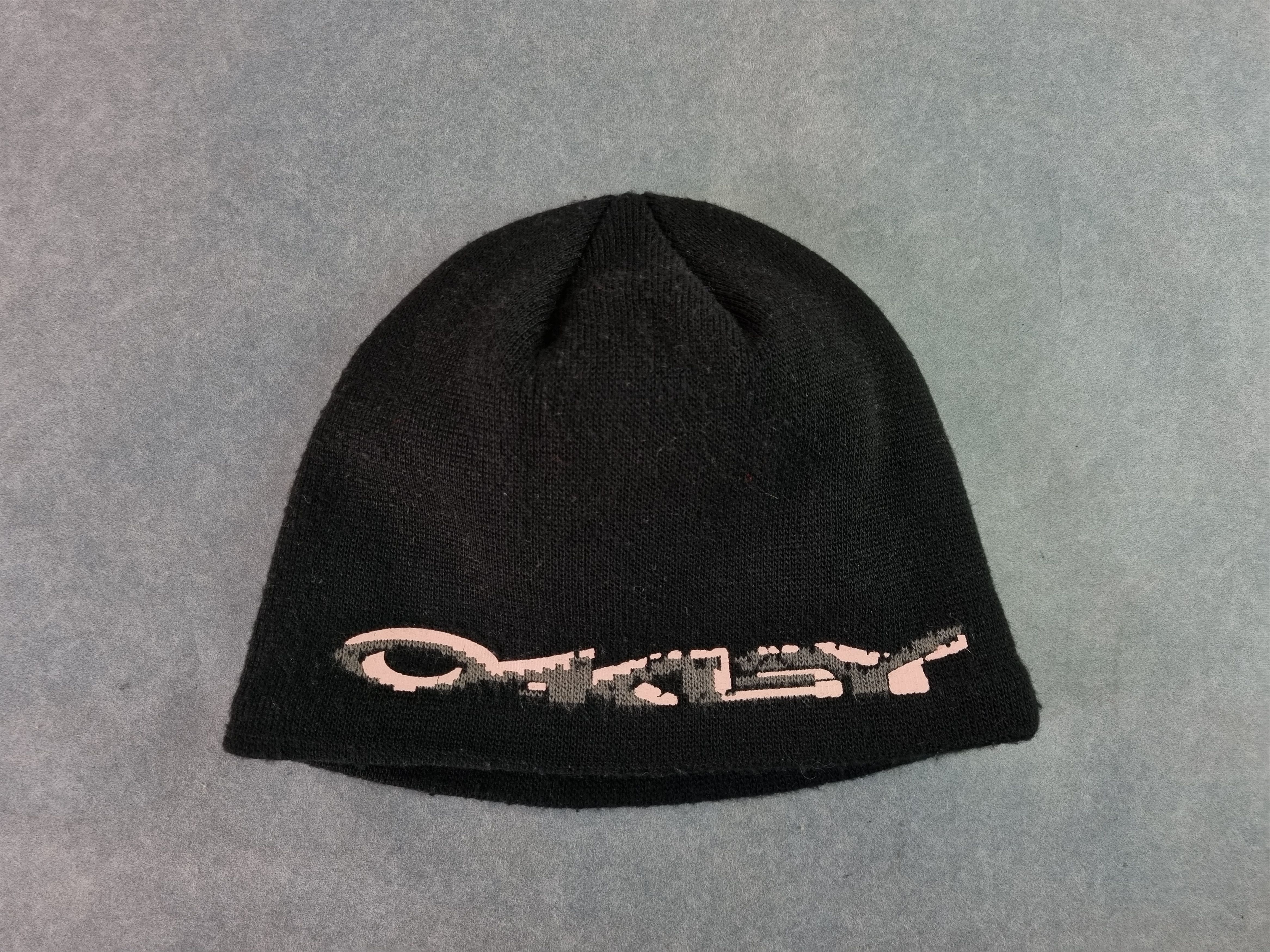 Oakley Rare OAKLEY Big Logo Beanie Cap Size ONE SIZE - 9 Thumbnail