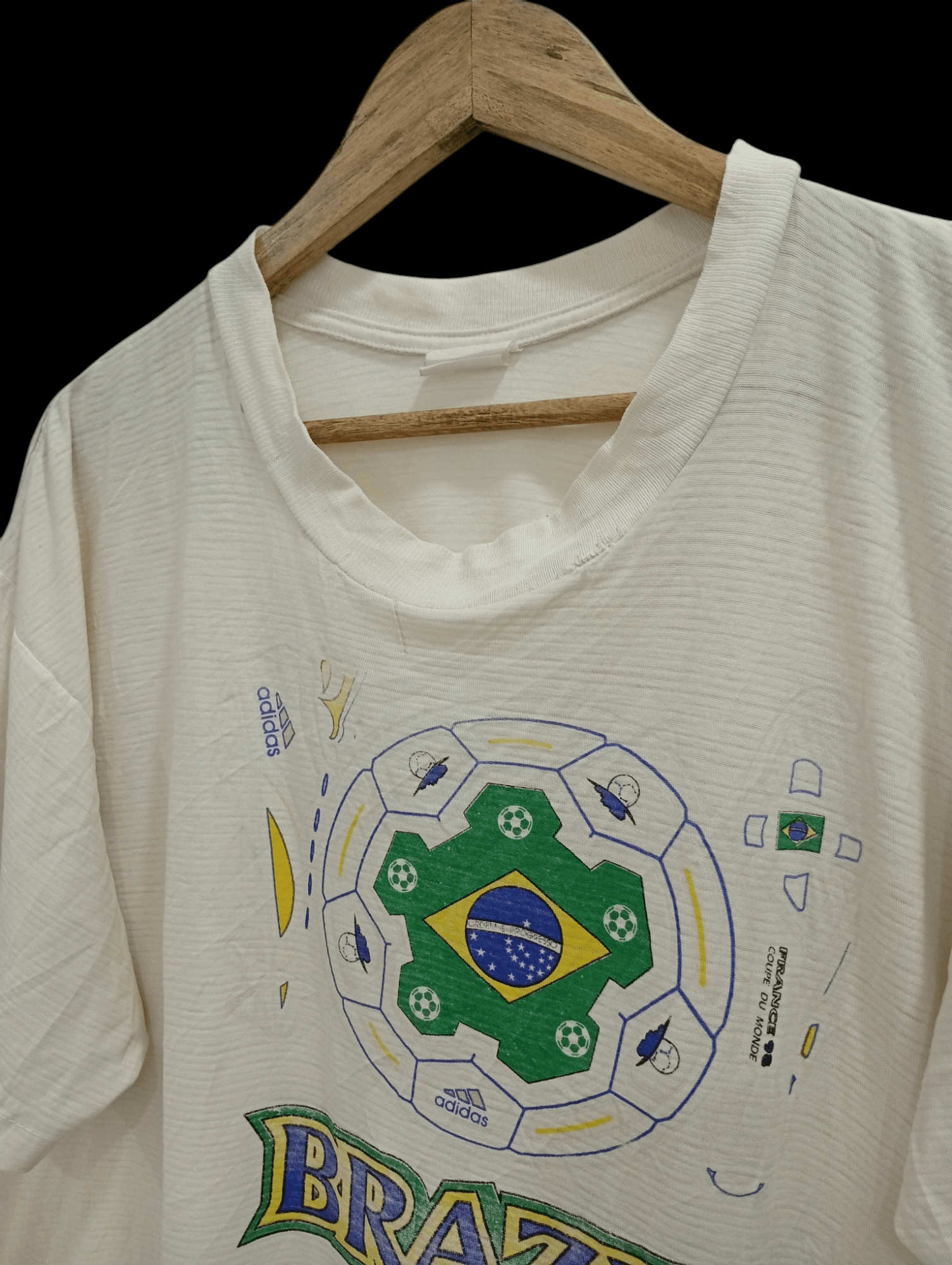 Vintage 🔥🔥Vintage France 98 Coupe Du Monde T-Shirt Size US L / EU 52-54 / 3 - 17 Thumbnail