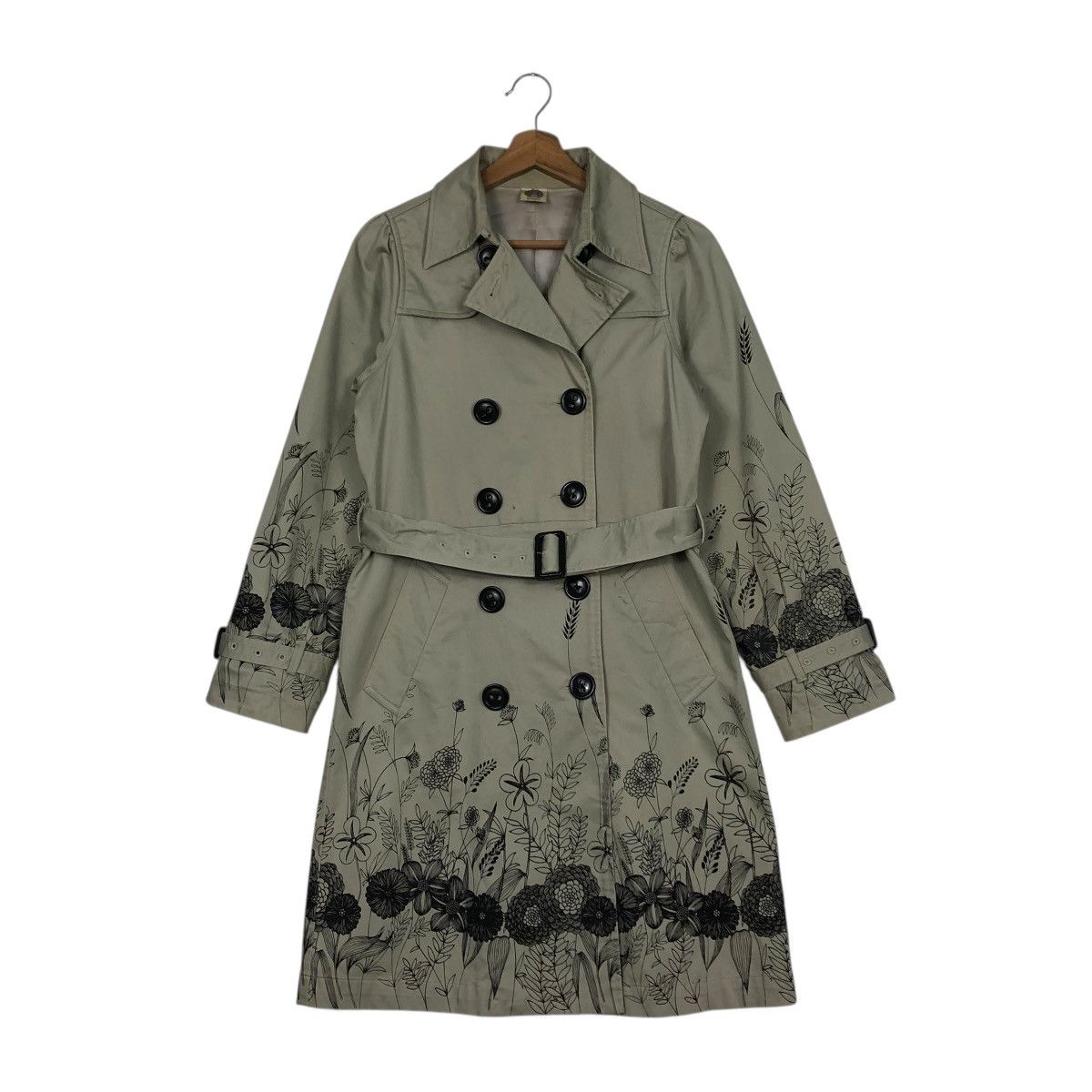 Hysteric Glamour 🔥VINTAGE LONG JACKET SCOLAR OVER PRINT BONDAGE DESIGN Size M / US 6-8 / IT 42-44 - 3 Thumbnail