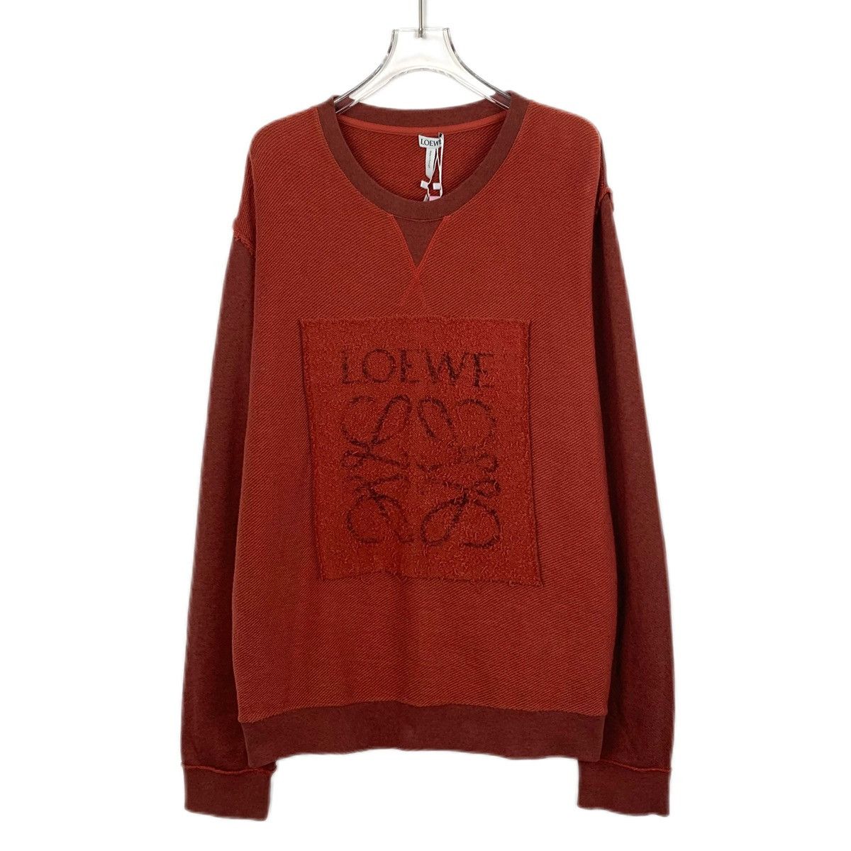 Loewe Loewe Red Logo Letter Intarsia Long Sleeve Knitwear K26WX Size M / US 6-8 / IT 42-44 - 1 Thumbnail