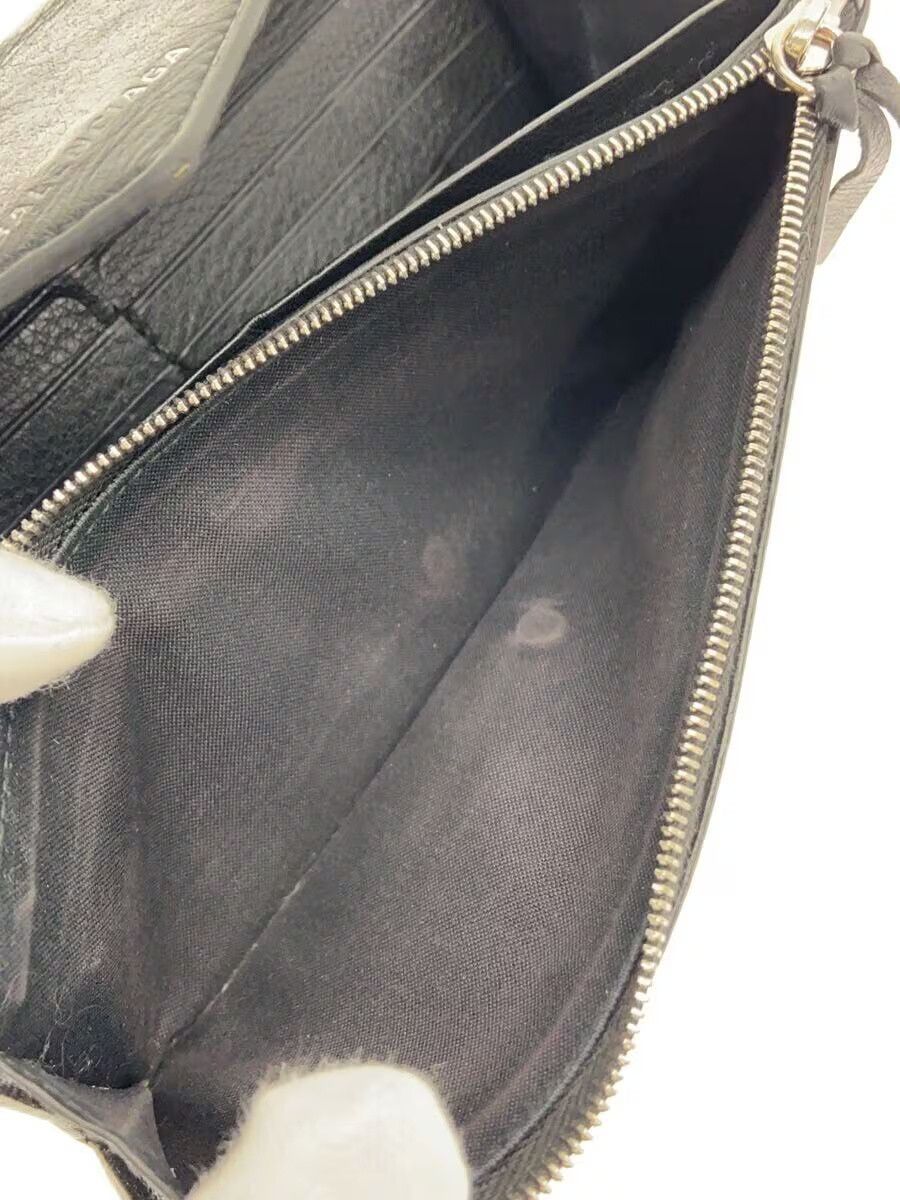 Balenciaga Balenciaga Leather Long Wallet Black Size ONE SIZE - 5 Thumbnail