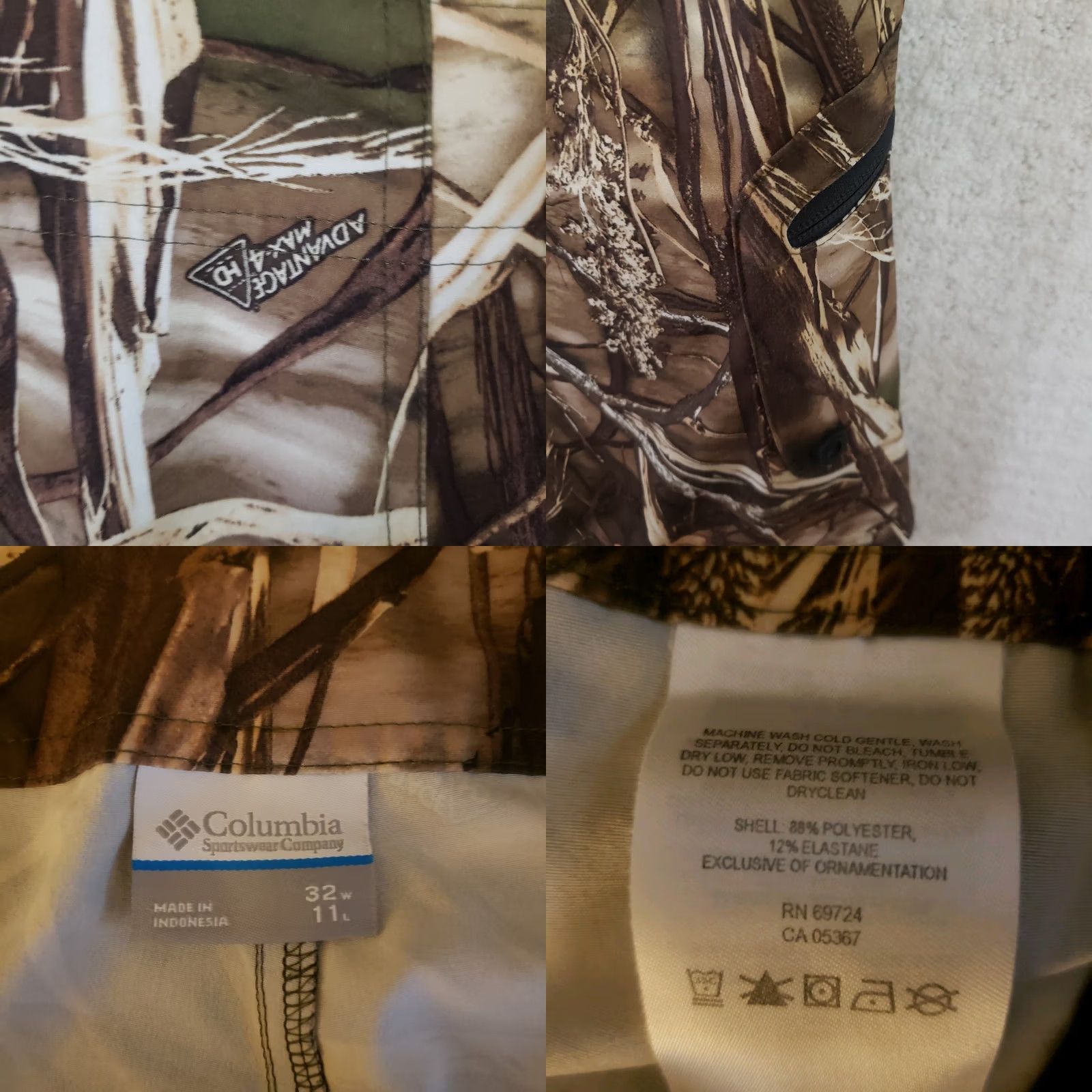 Vintage Columbia PFG Men's Board Shorts 32x11 Camouflage Beer Opener Quick Dry Moisture Wicking 5-Pocket Men’s Casual Summer Size US 32 / EU 48 - 9 Thumbnail