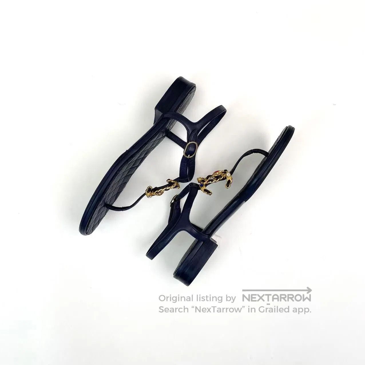 Chanel Chanel Heavy rhinestone clip sandals| Size US 5 / IT 35 - 3 Thumbnail
