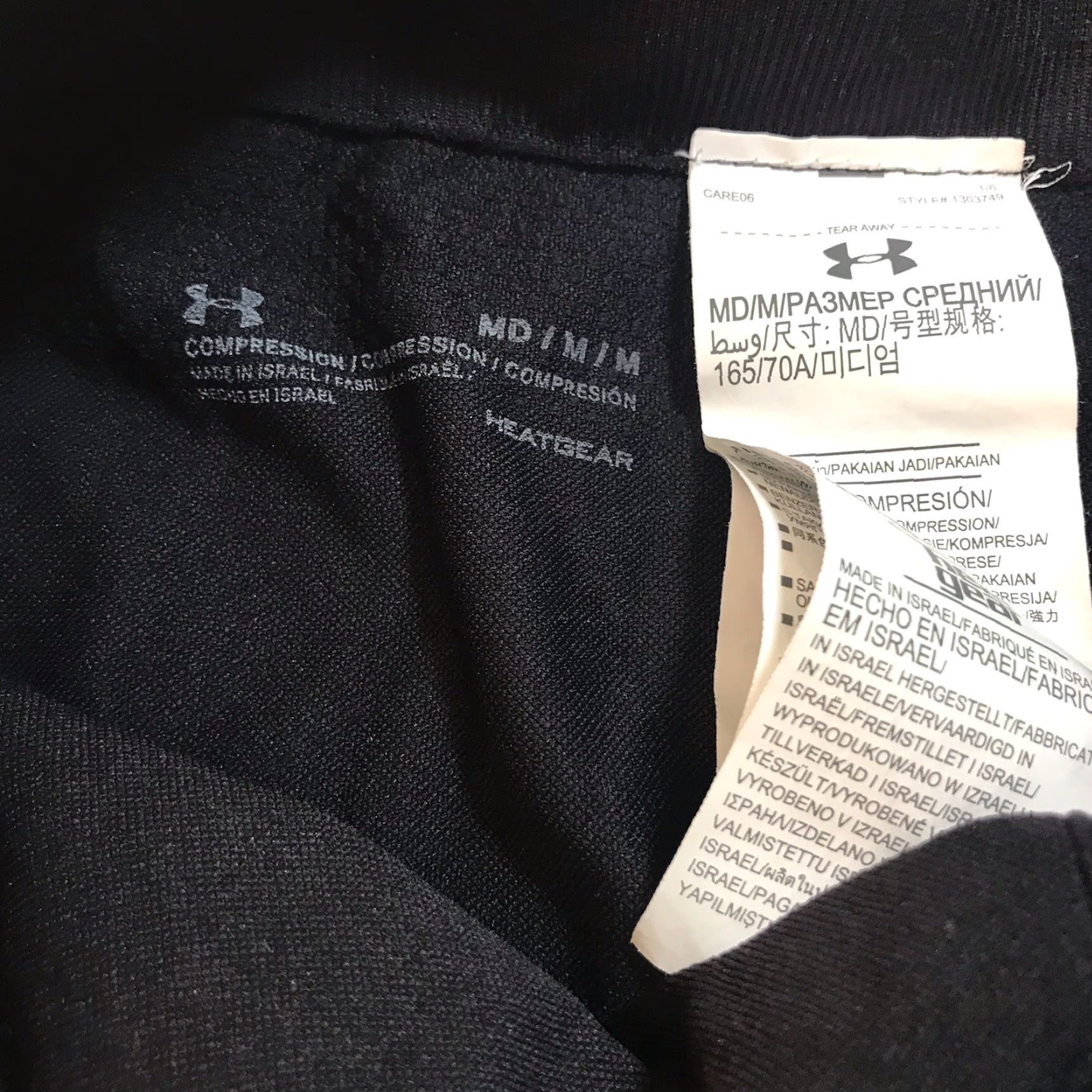 Under Armour Under Armour Women’s Heat Gear Capri Tights Running Black Leggings Pants M Size Athletic Activewear Yoga Size 32" / US 10 / IT 46 - 2 Thumbnail