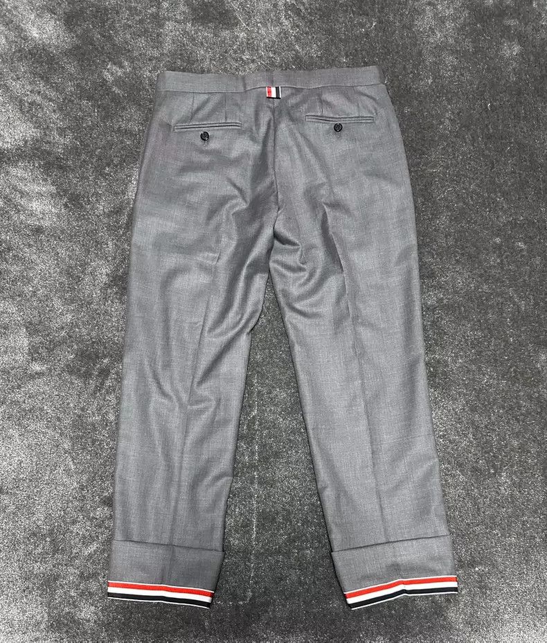 Thom Browne Thom Browne Gray men's trousers in a western style Size 26" / US 2 / IT 38 - 8 Thumbnail